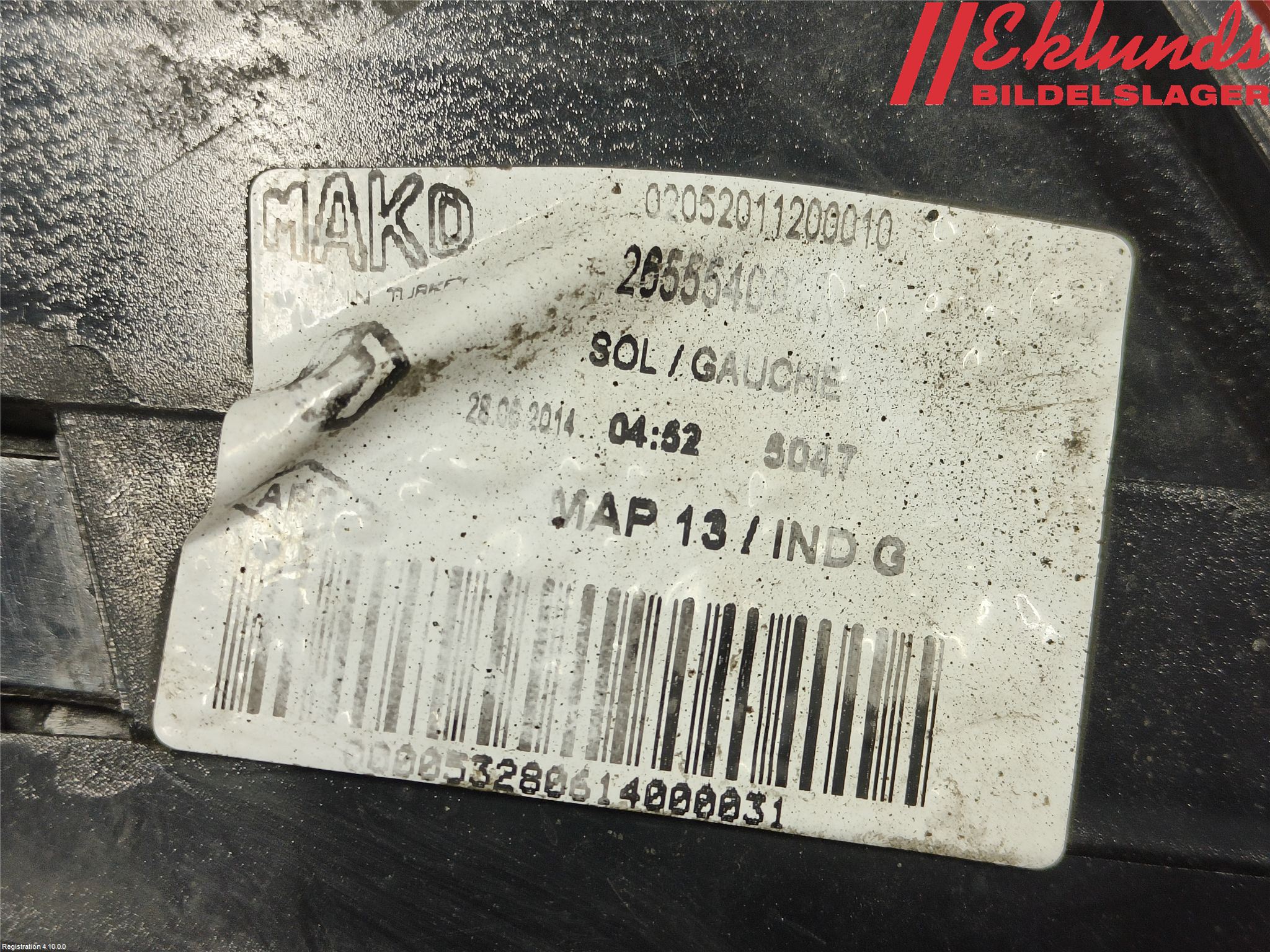 Renault CLIO IV 12-16 Bakljus Vänster