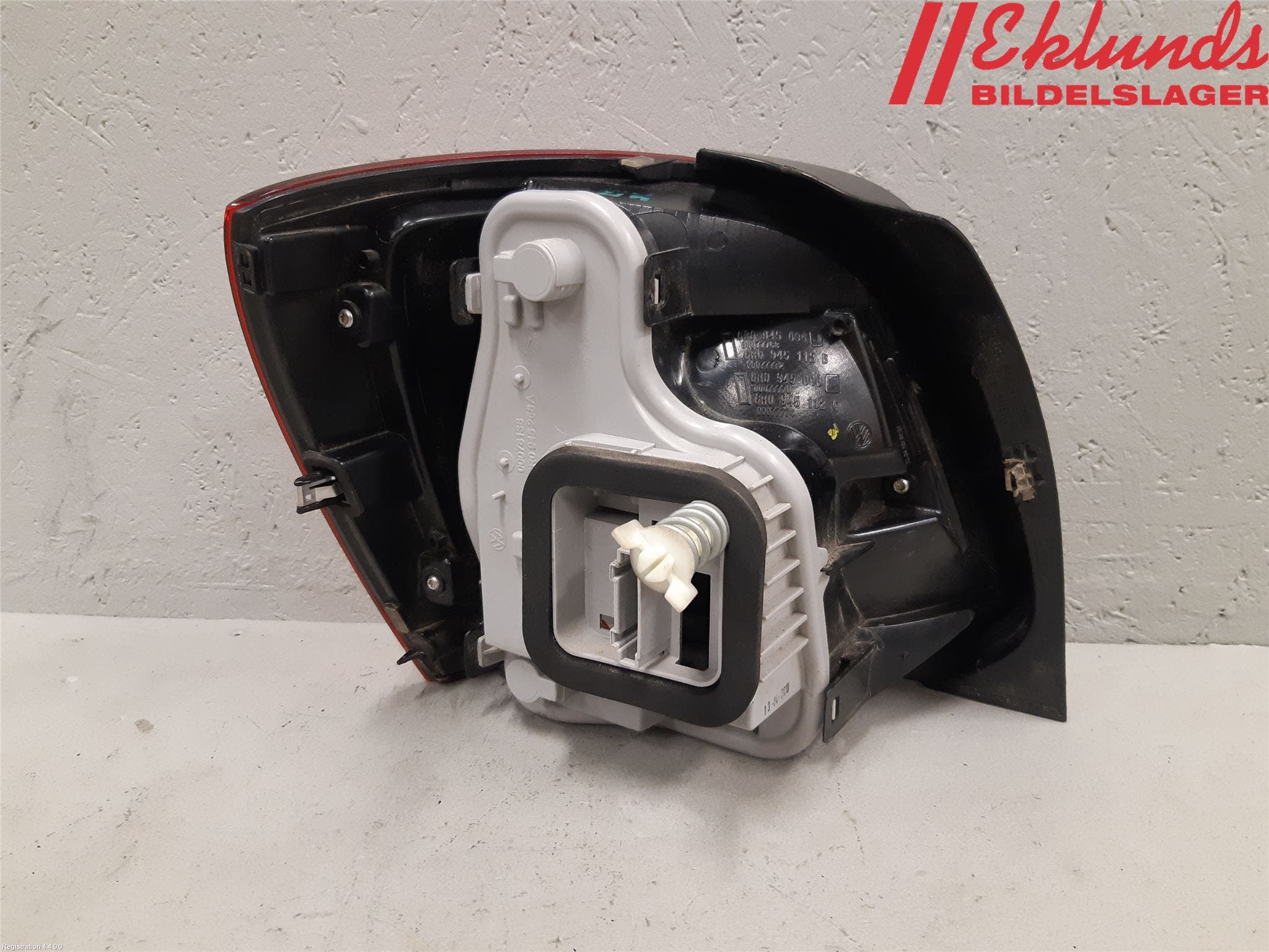 Volkswagen VW POLO 10-17 Bakljus Höger