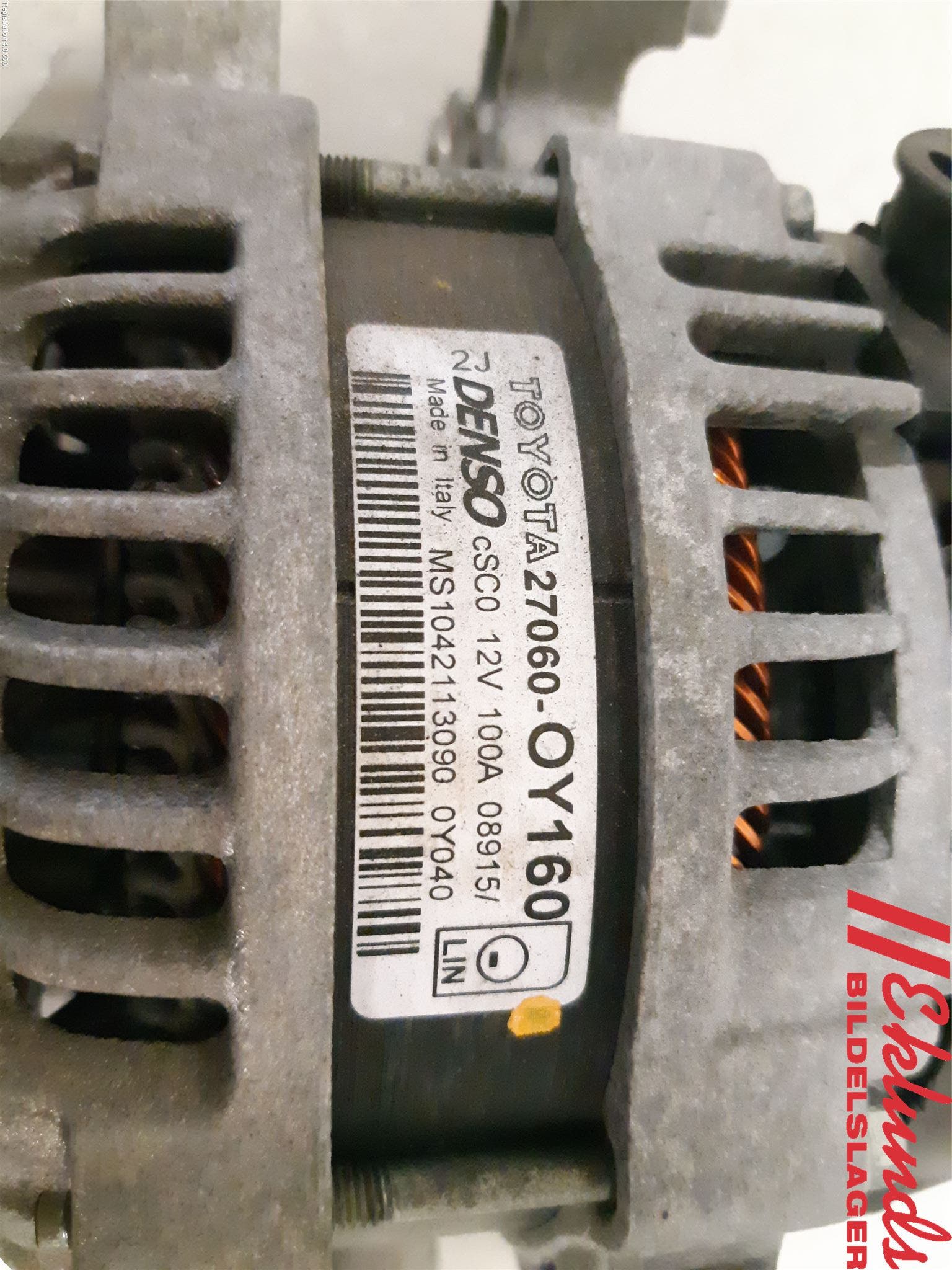 Toyota YARIS XP130 15-20 Generator