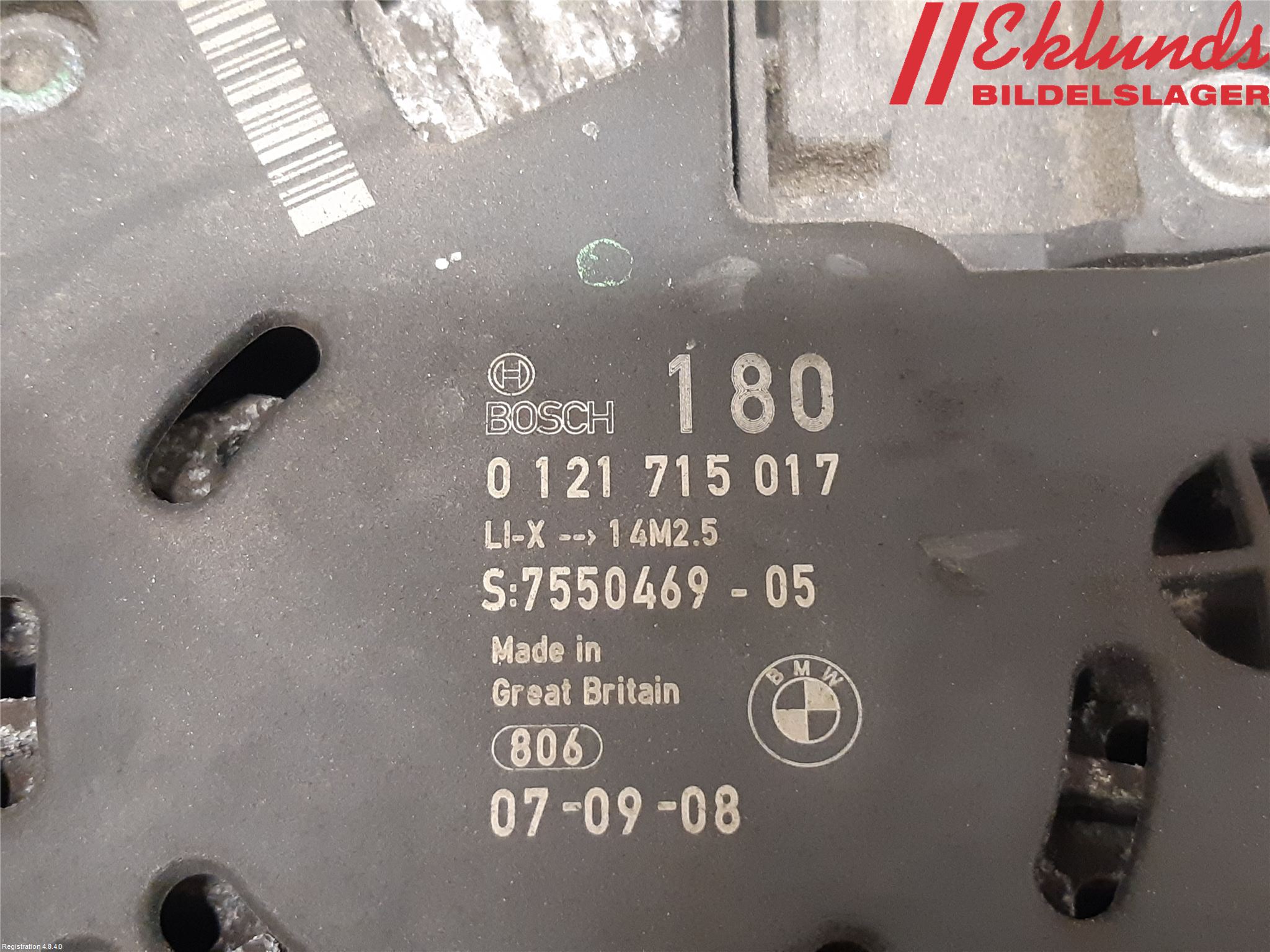 BMW 1 E87/81 5D/3D 03-11 Generator