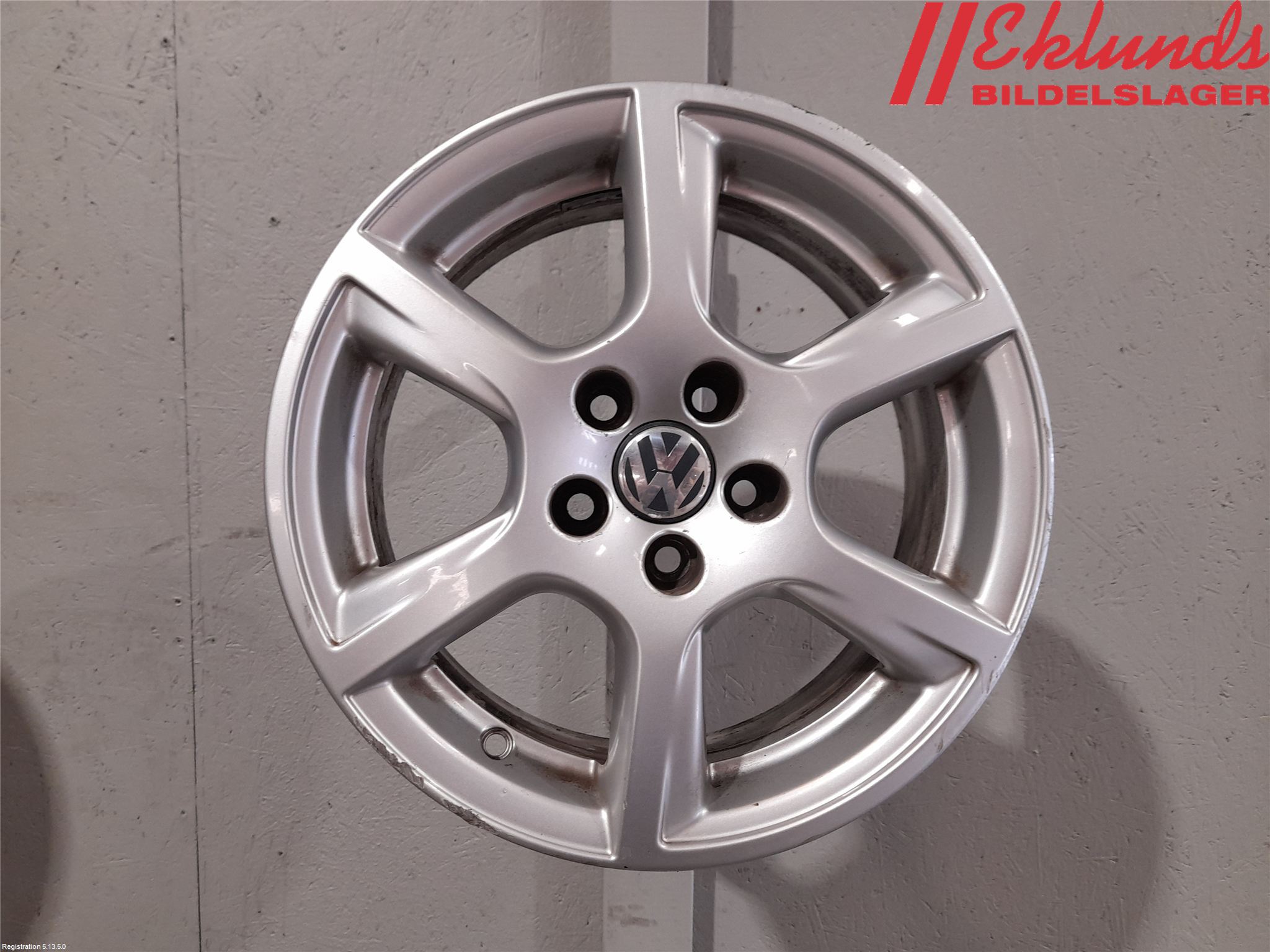 Volkswagen VW POLO 10-17 Fälgsats Aluminium