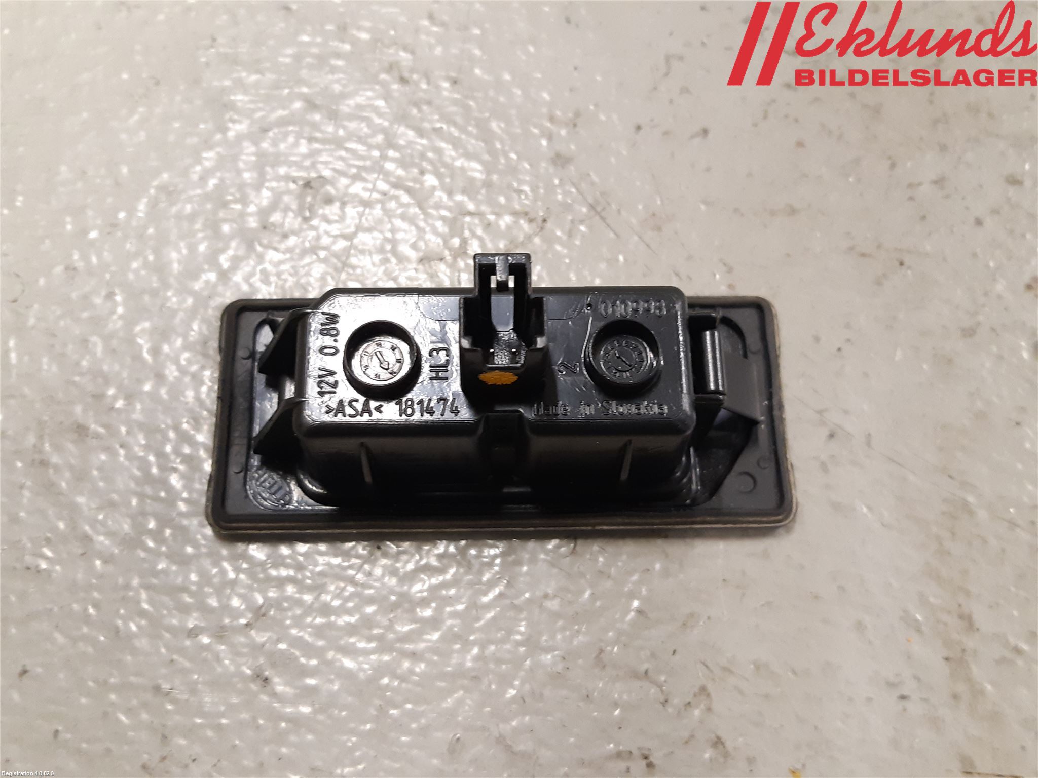 Audi A3/S3 8V 13-20 Skylt Belysning