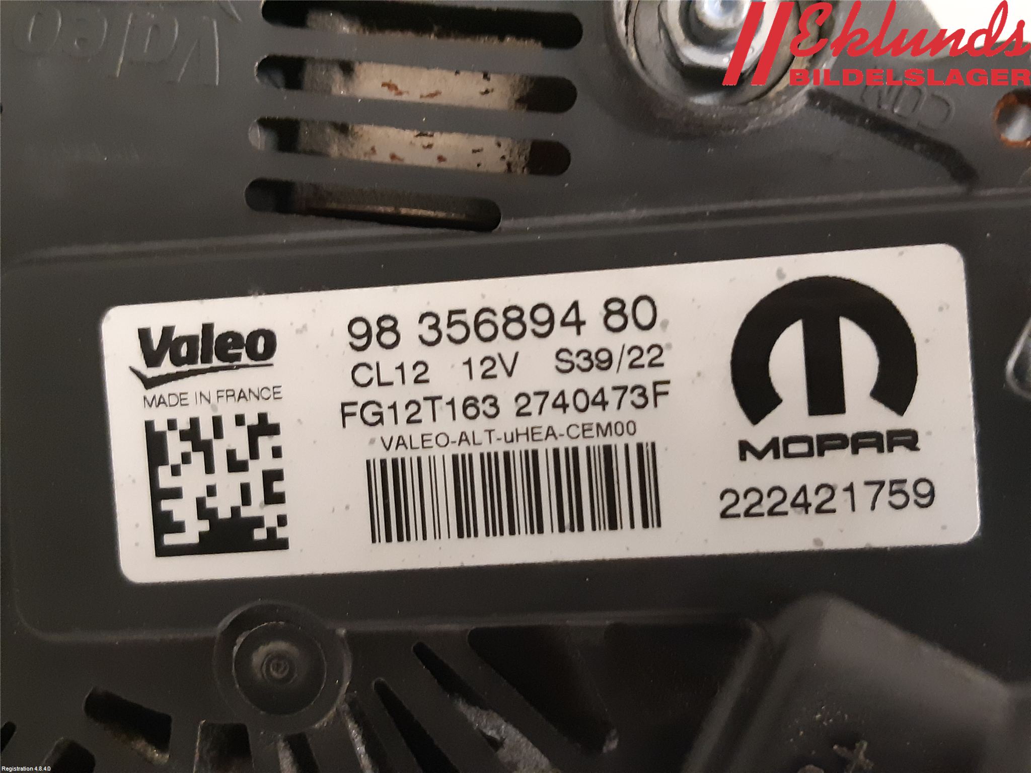 Opel MOKKA 21- Generator