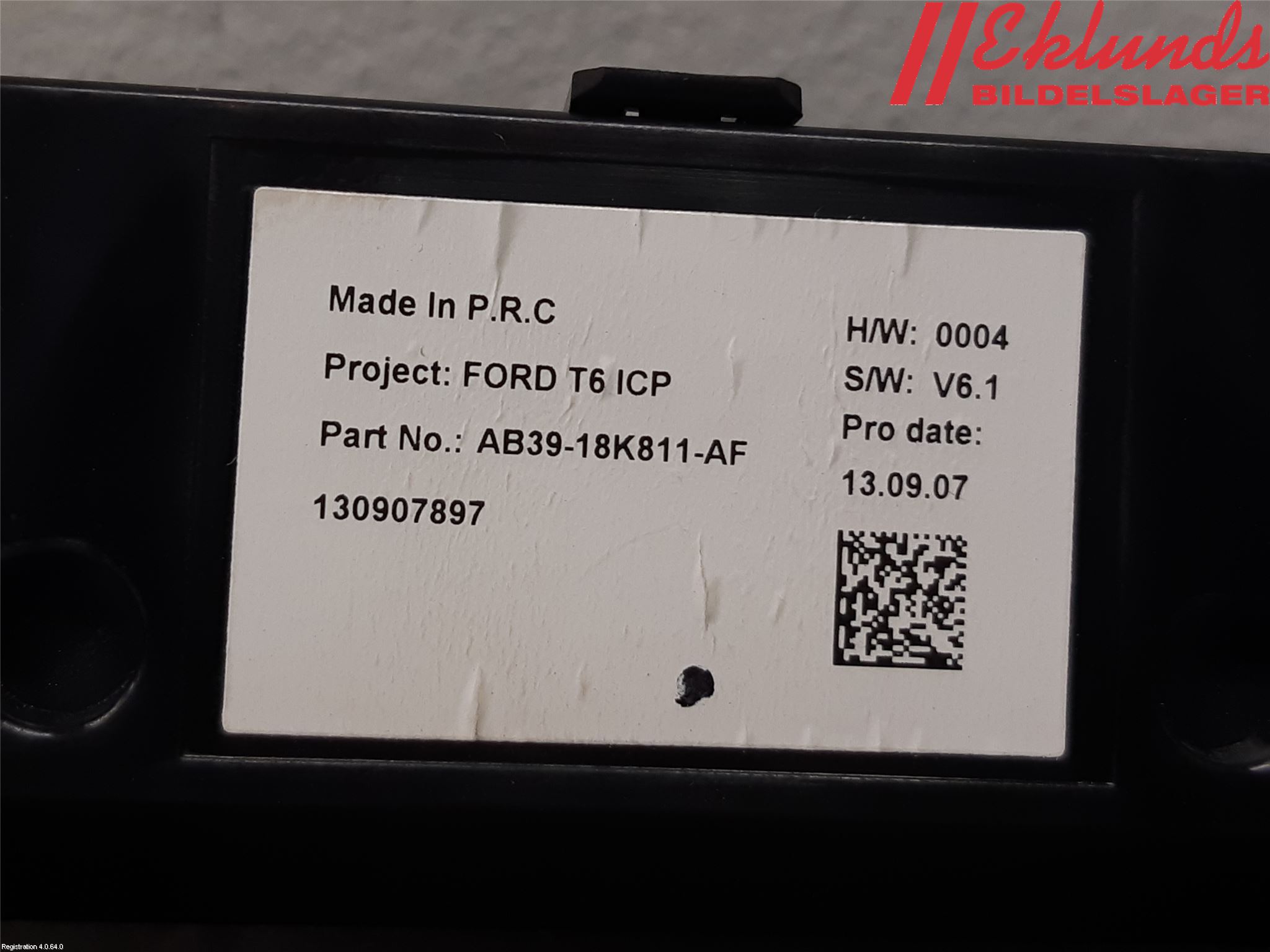 Ford RANGER EU 12-23 Cd Radio - Multimediapanel