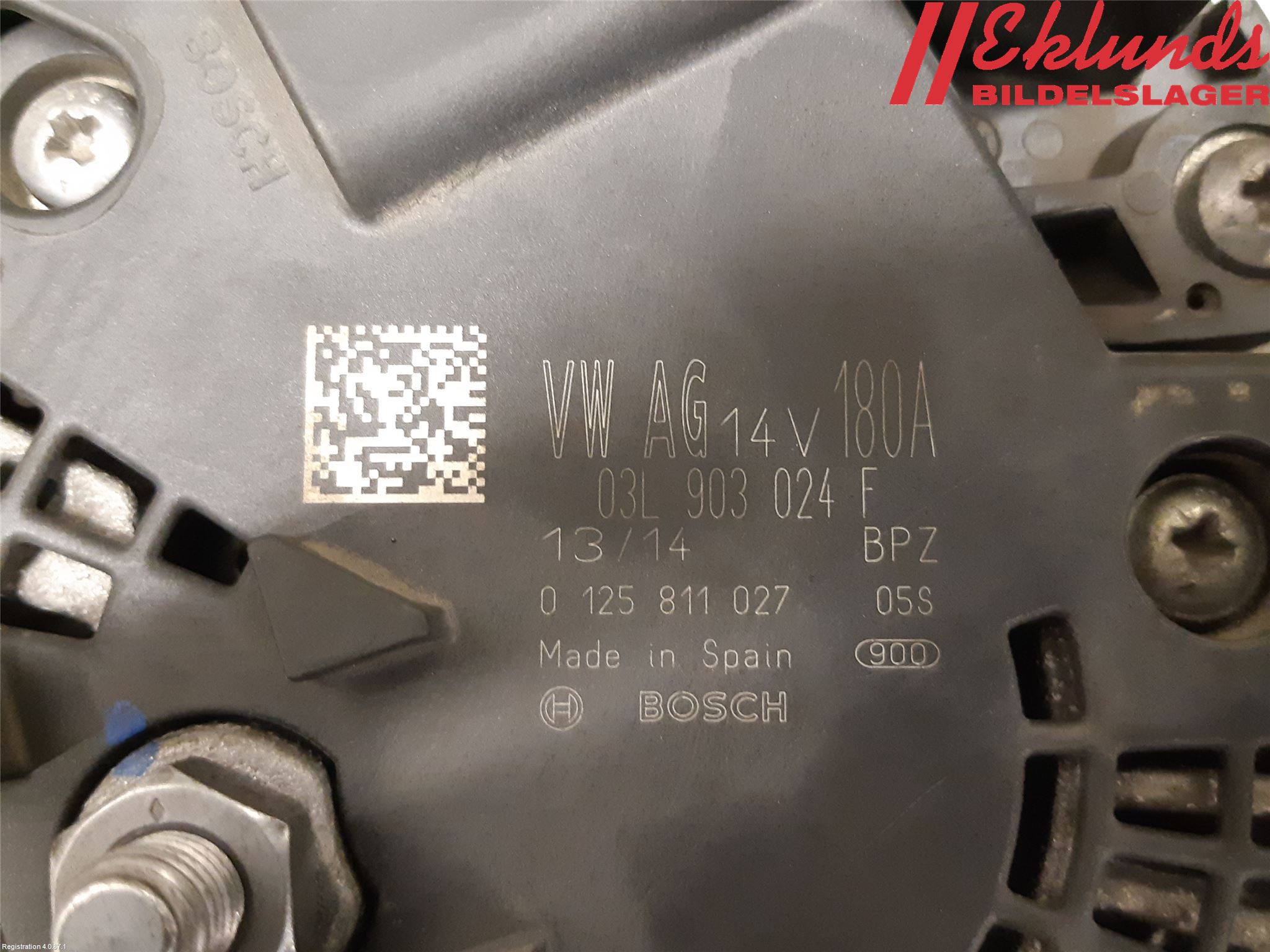 Volkswagen VW SHARAN 11- Generator