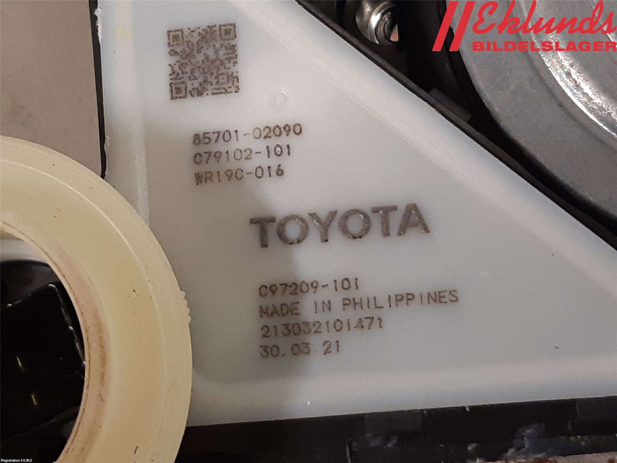 Toyota COROLLA 19- Fönsterhiss El Kompl