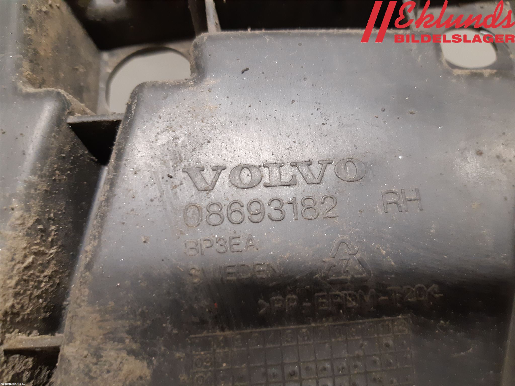 Volvo V70 05-08 Stötfångarfäste Fram Hö