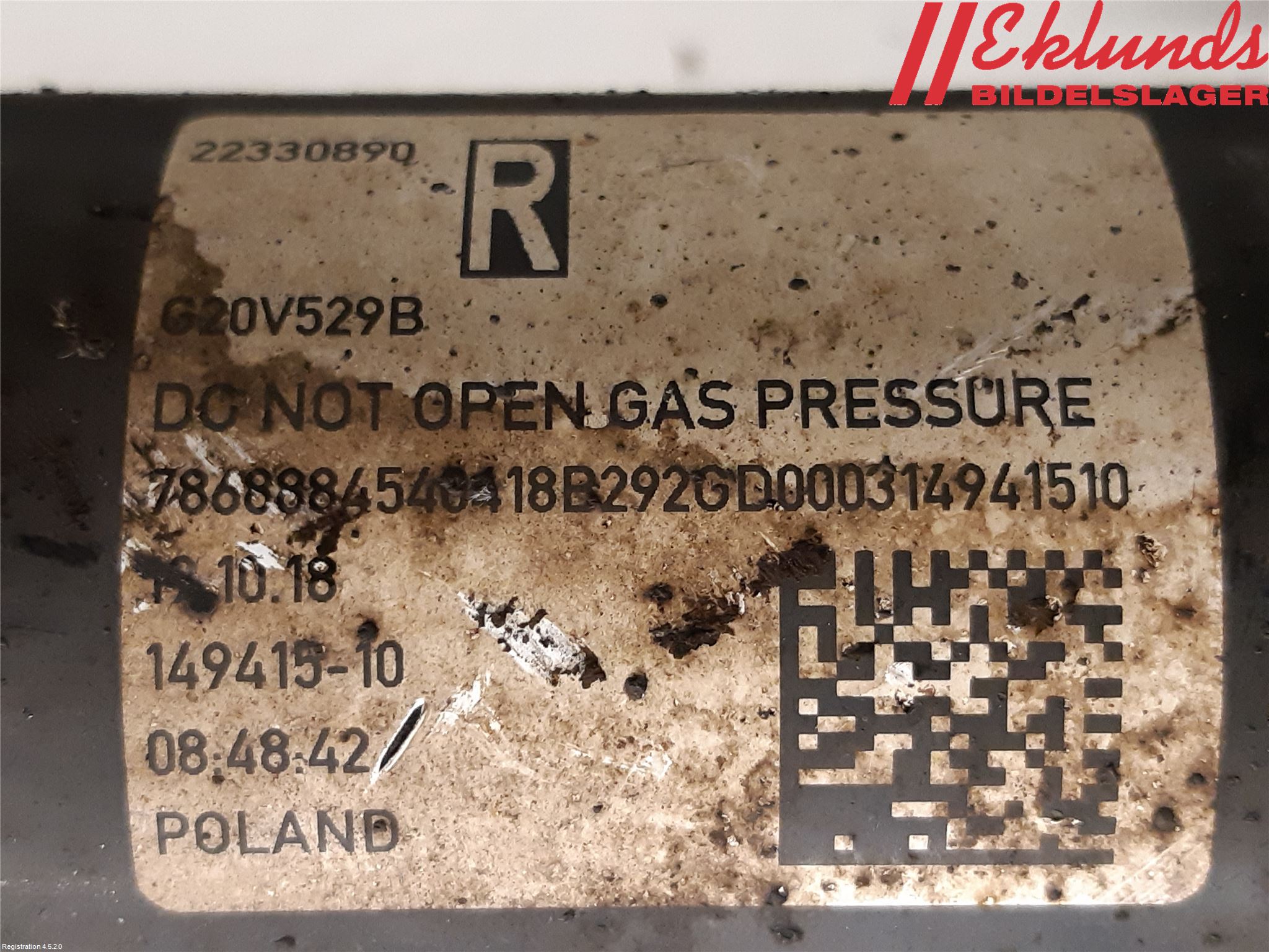 BMW 3 G20/G21/G80/G81 19- Fjäderben Fram Höger