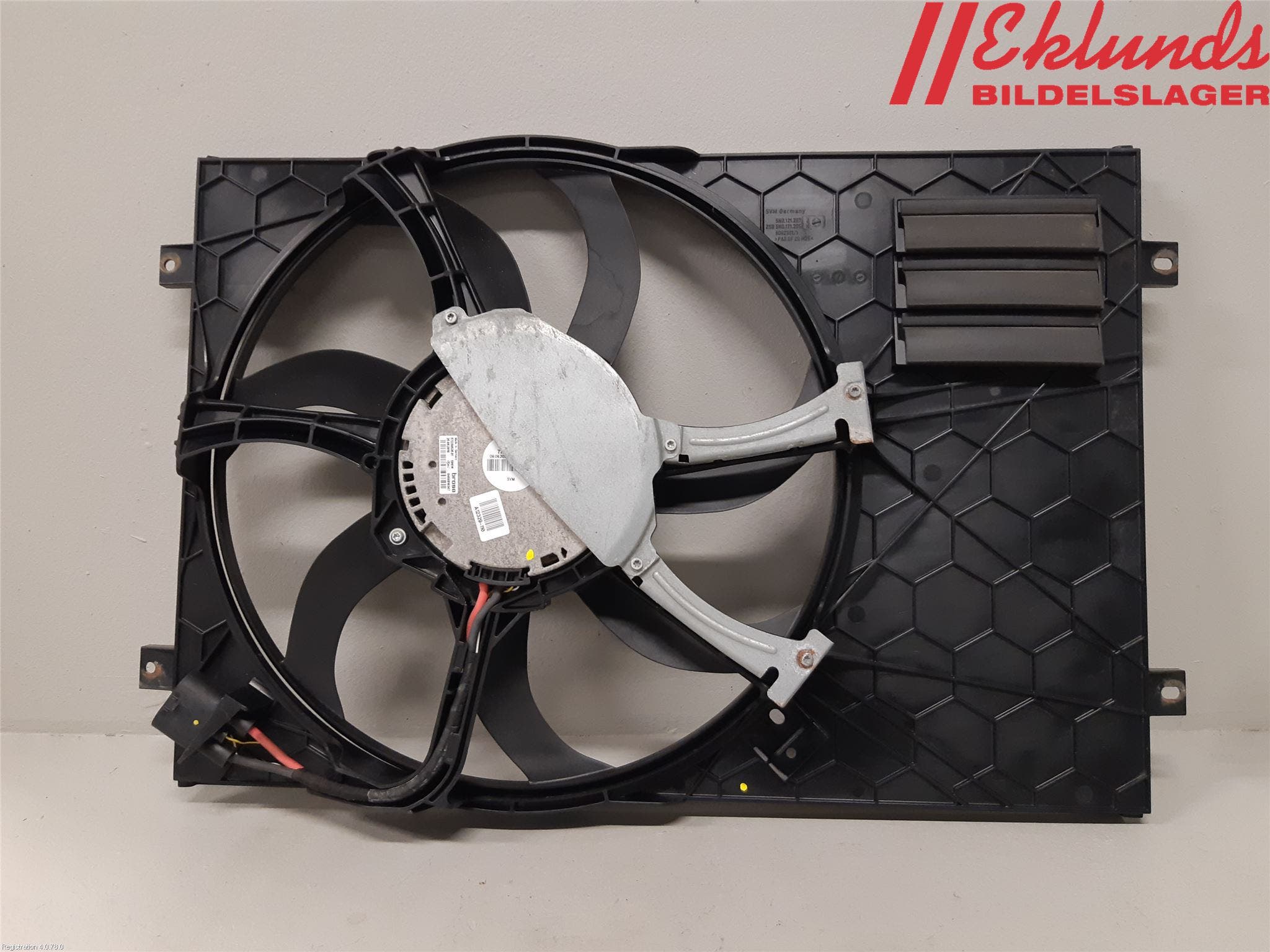 Volkswagen VW TIGUAN 07-16 Kylfläkt El