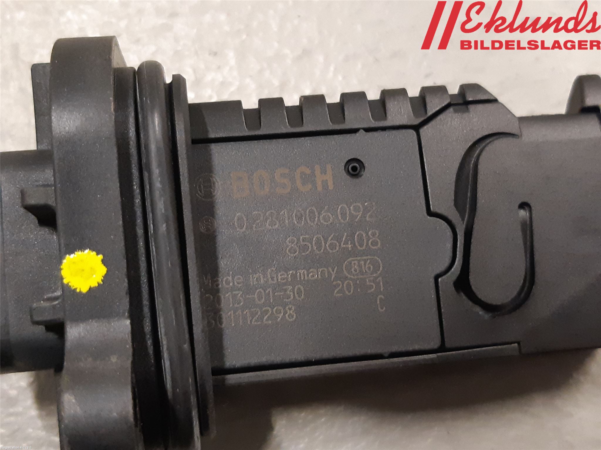 BMW 3 F30/F31/F80 12-19 Injluftmassamätare