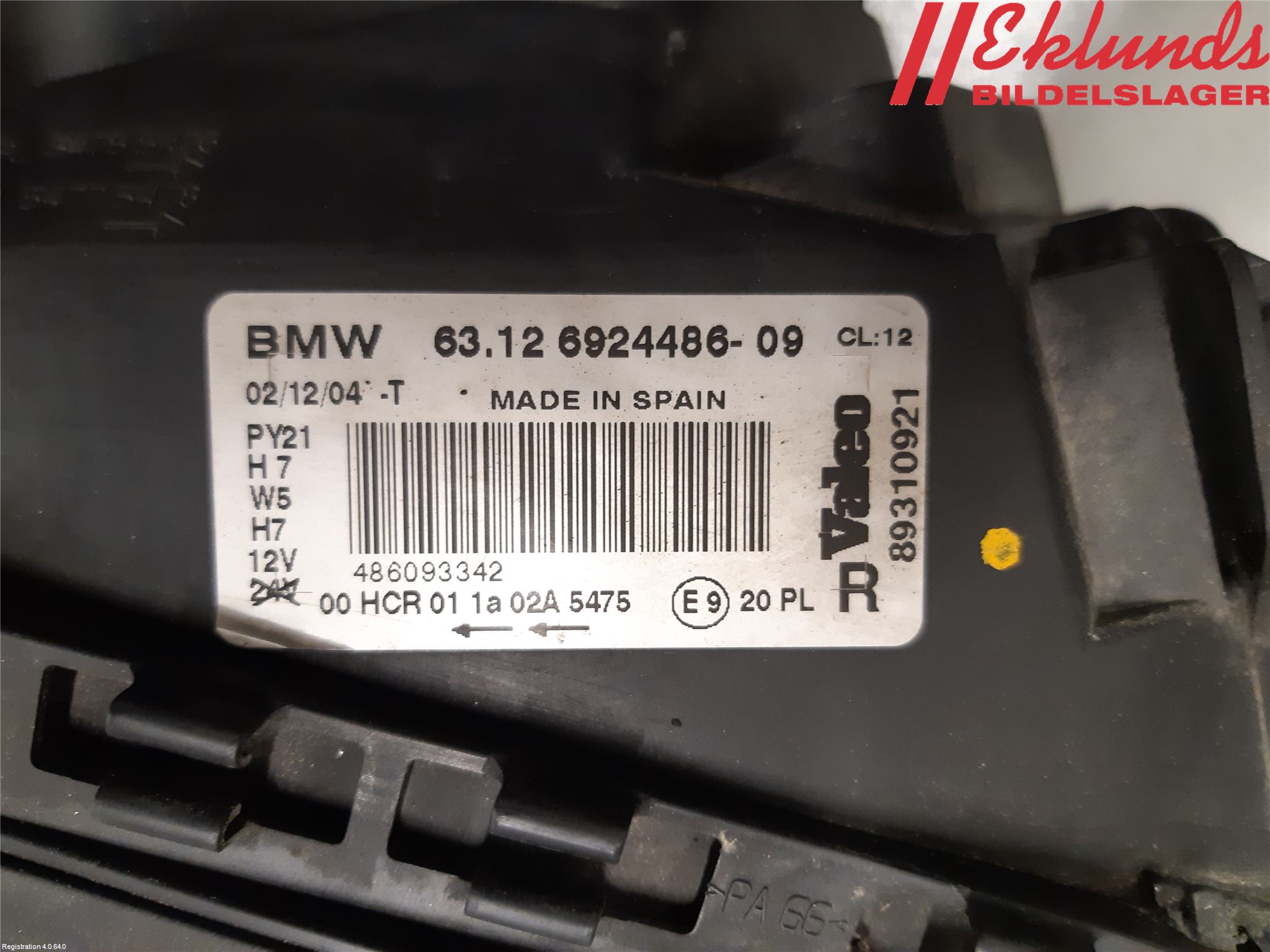 BMW 1 E87/81 5D/3D 03-11 Strålkastare Höger