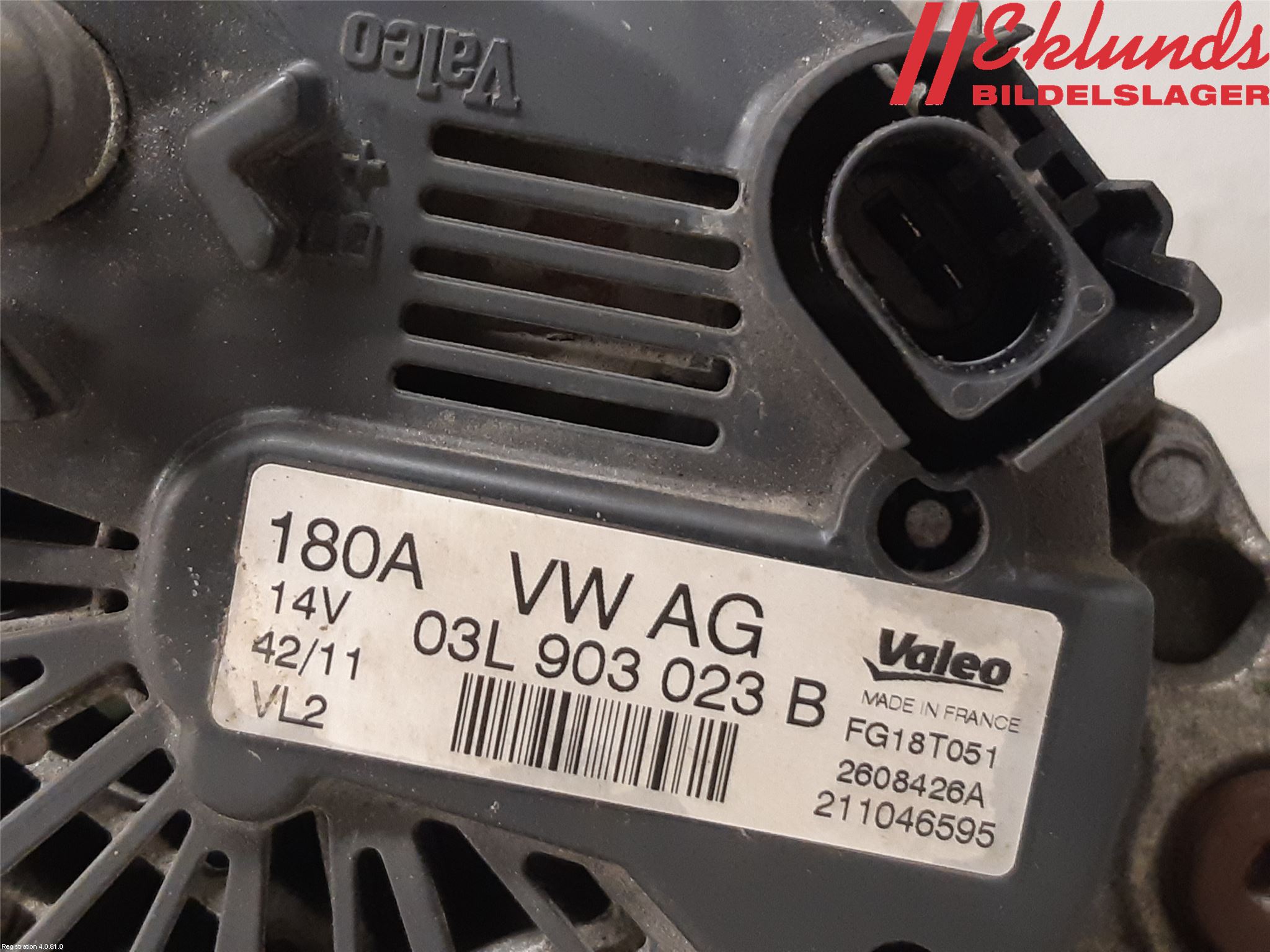 Volkswagen VW PASSAT 11-14 Generator