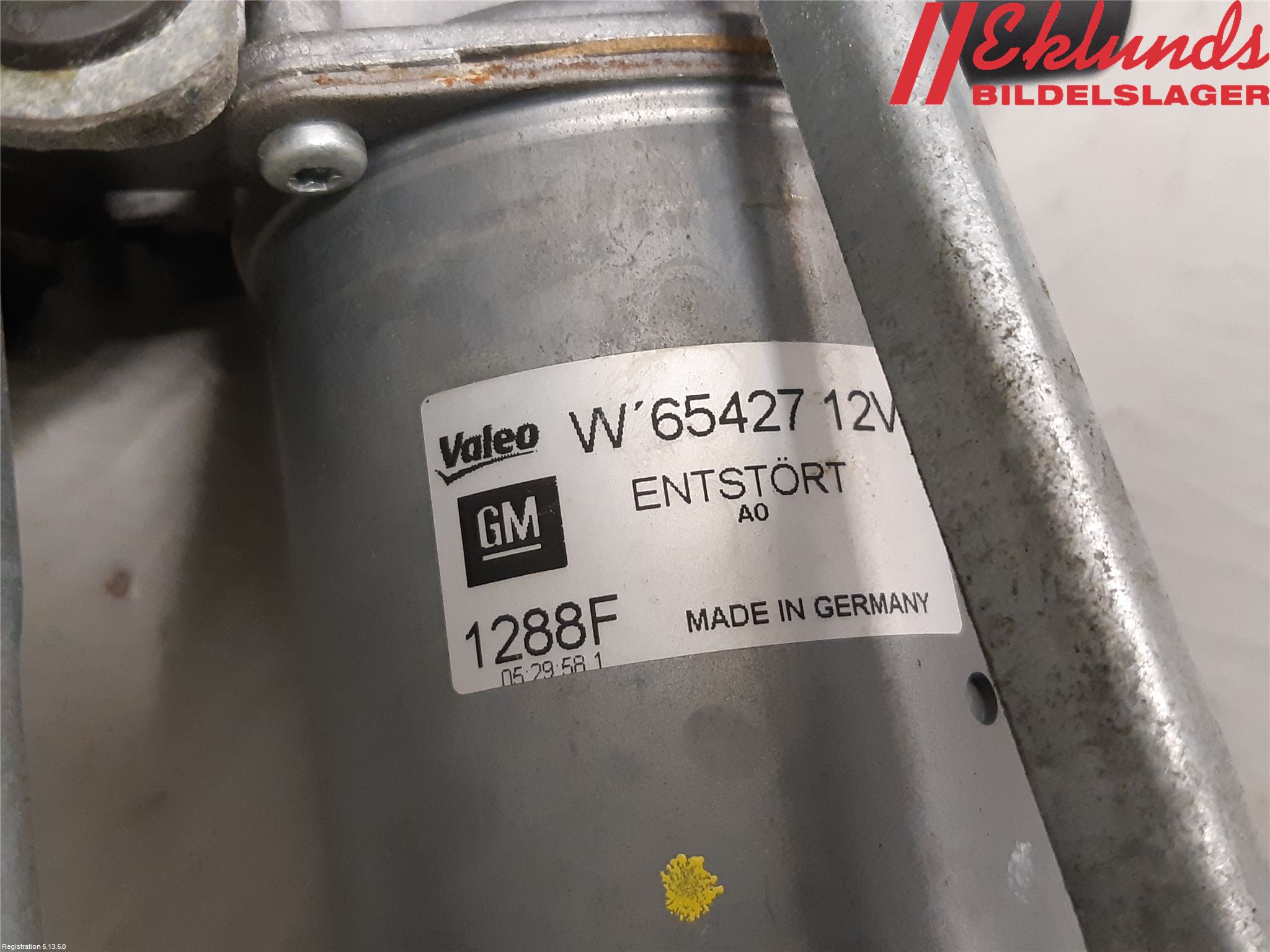 Opel CORSA E 15-19 Torkarmotor Vindruta