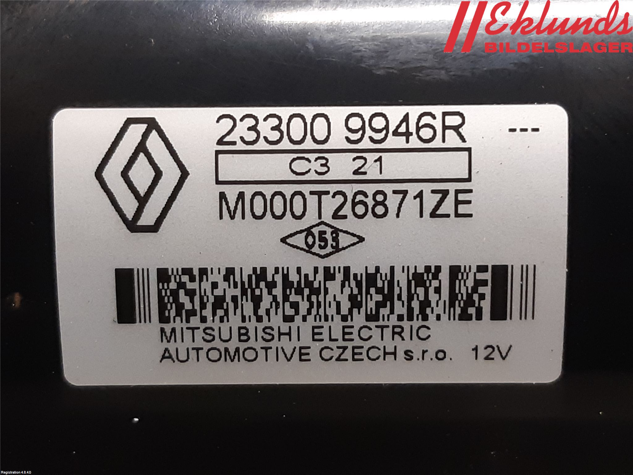 Renault KANGOO/E-TECH 21- Startmotor Diesel