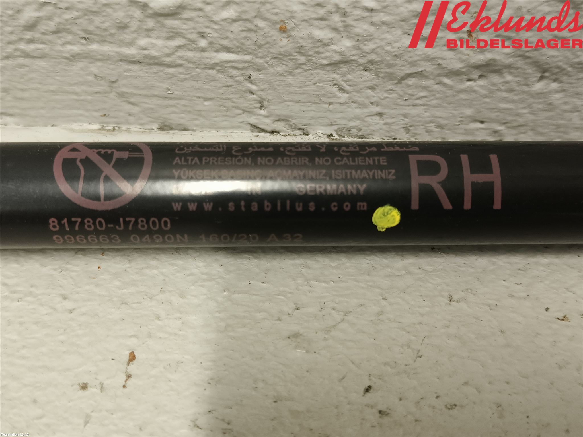 Kia XCEED 19- Gasfjäder Baklucka