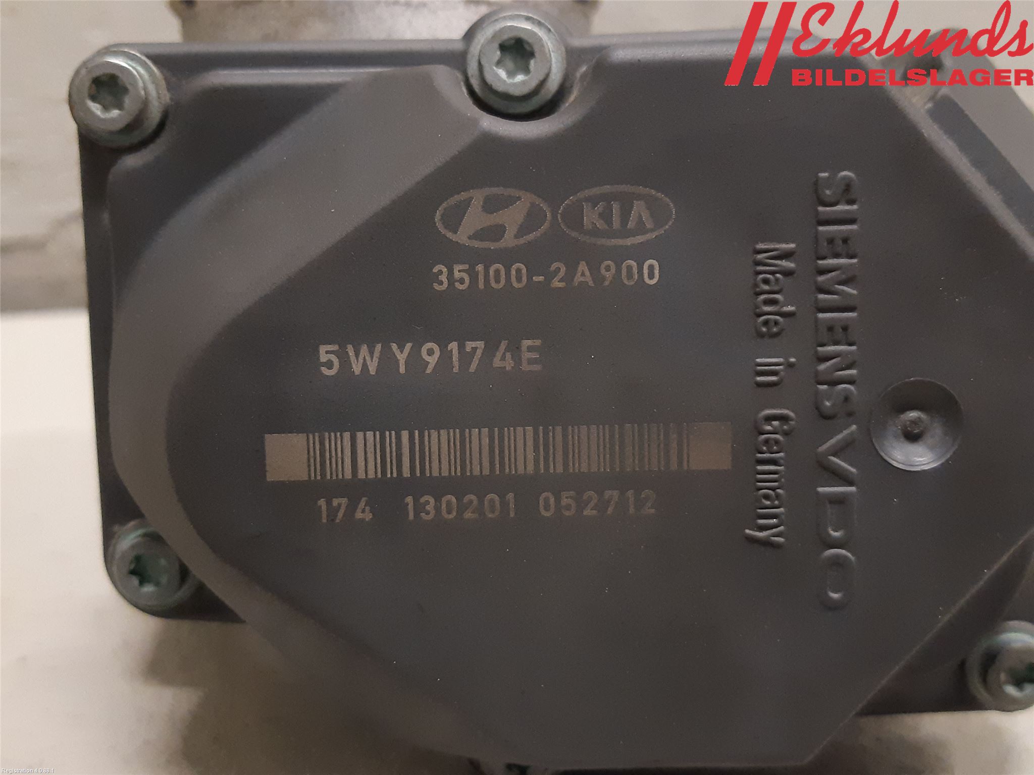 Hyundai i40 08-15 Injspjällhus