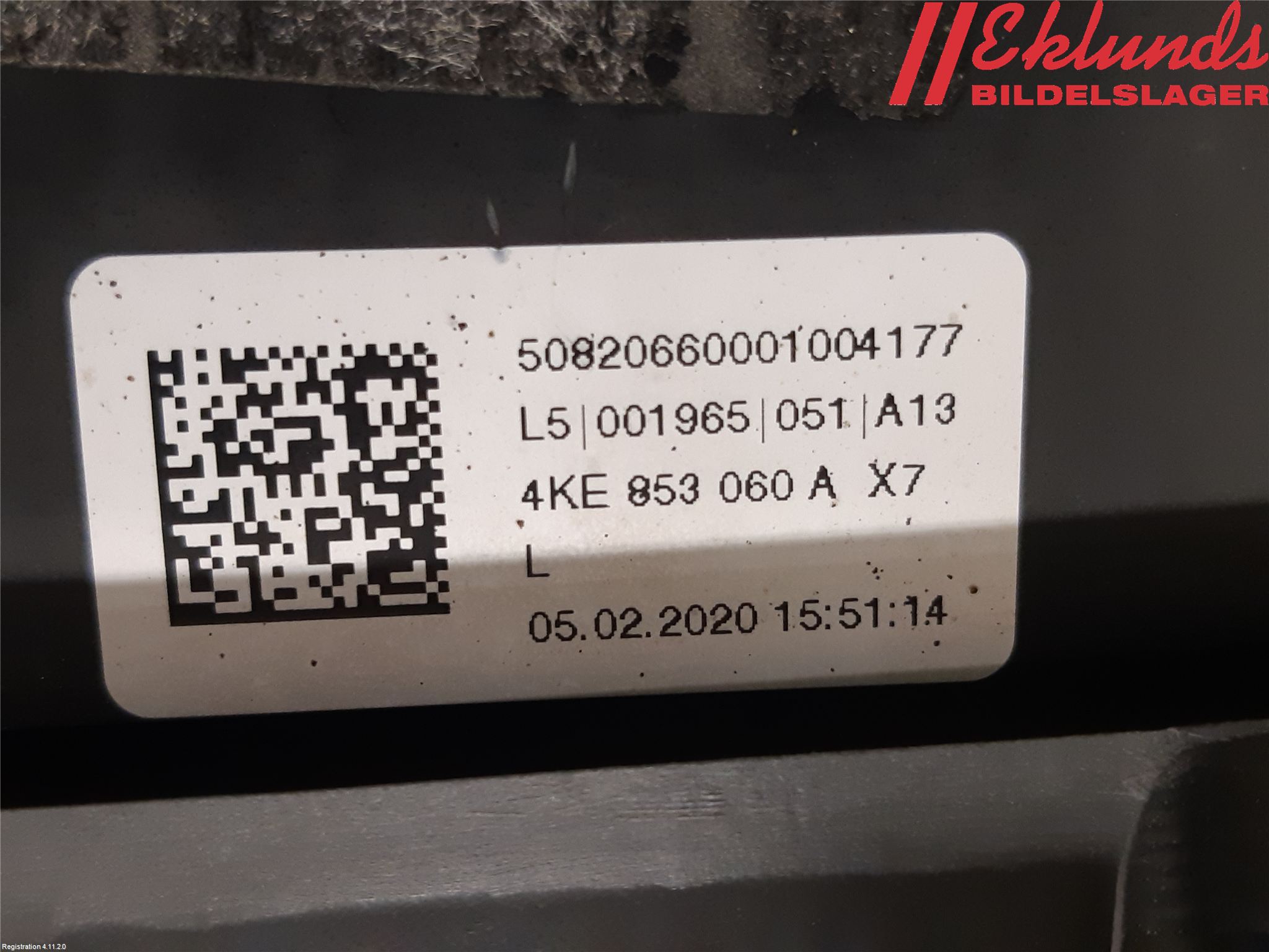 Audi E-TRON, S GE 19- Dörr Dekorlist Bak Hö