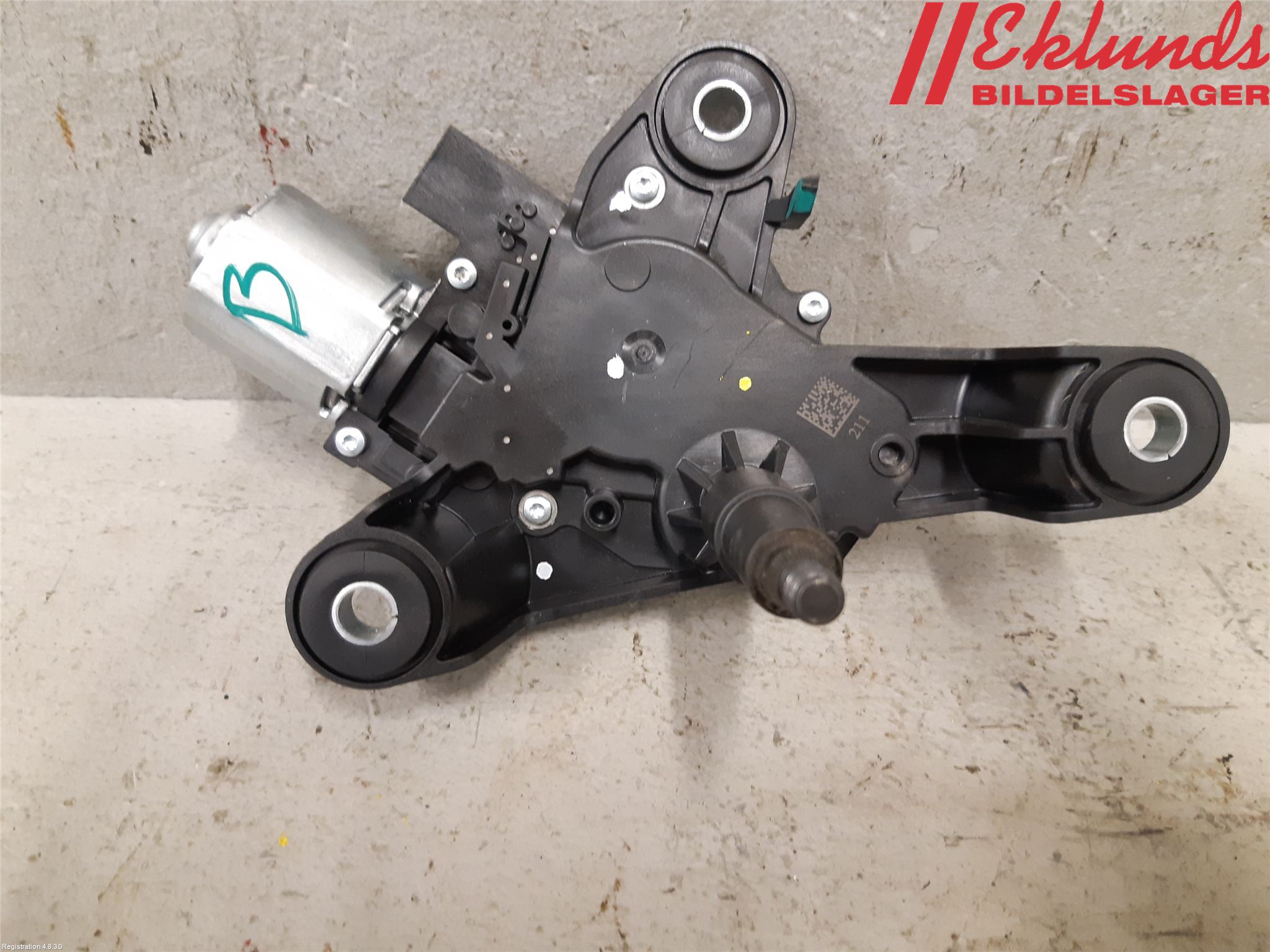 Peugeot 3008 17-24 Torkarmotor Baklucka