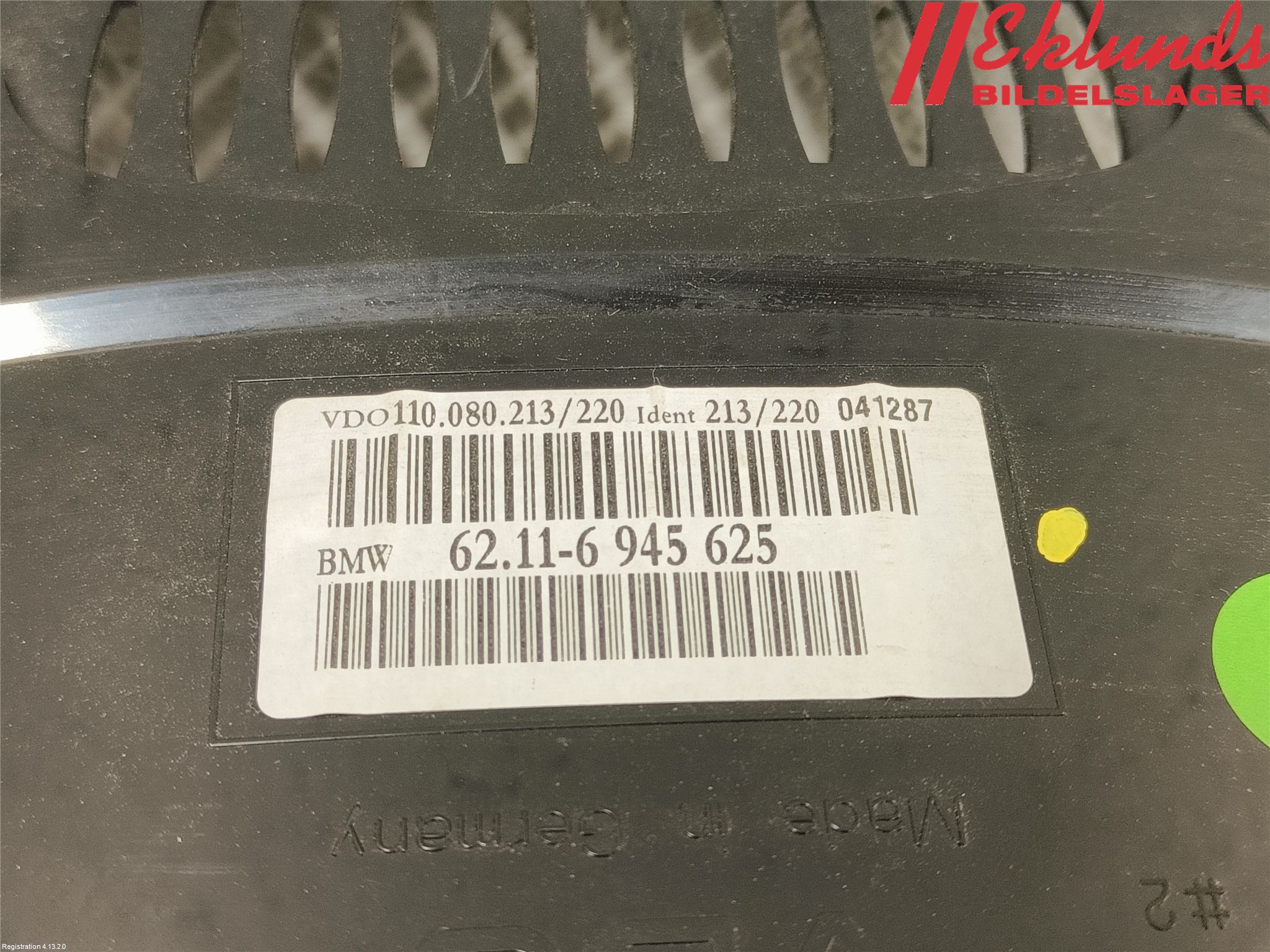 BMW 5 E60/61 Sed/Tou 02-10 Instrument Komb