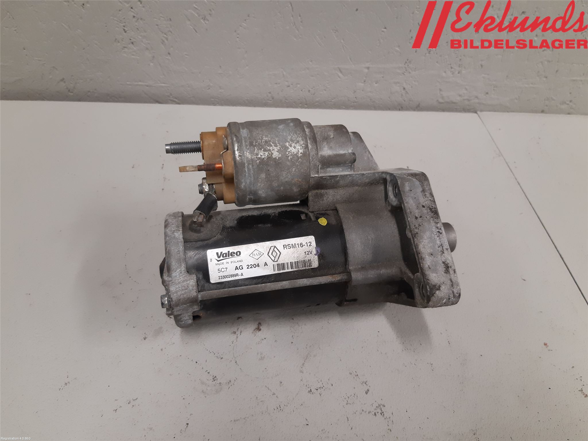 Renault TRAFIC/E-TECH 15- Startmotor Diesel