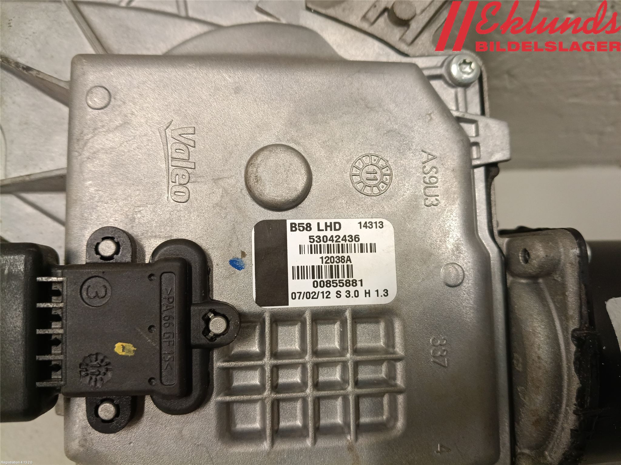 Citroen C4 PICASSO 06-13 Torkarmotor Vindruta