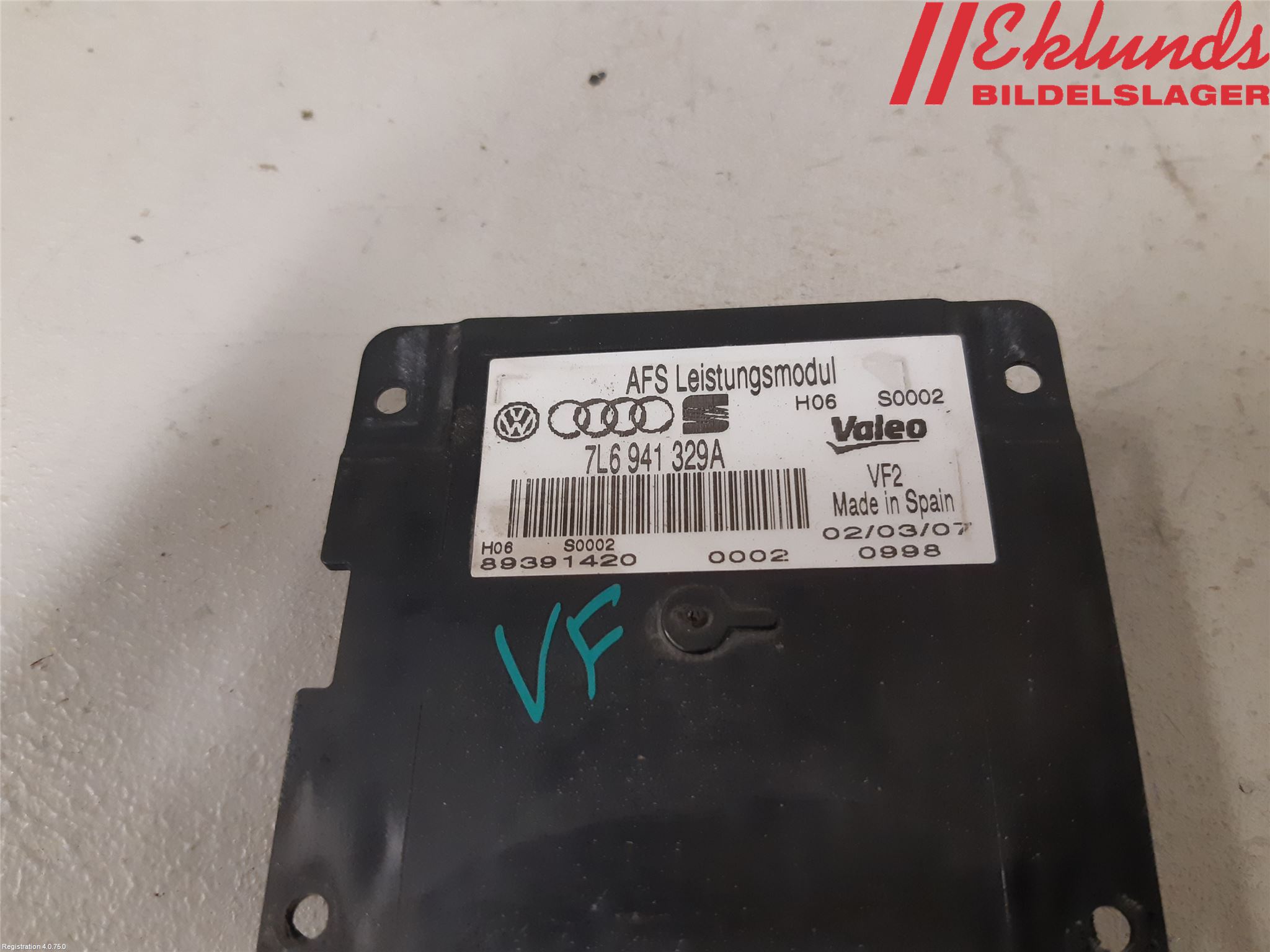 Seat LEON 06-12 Styrenhet Strålkastare