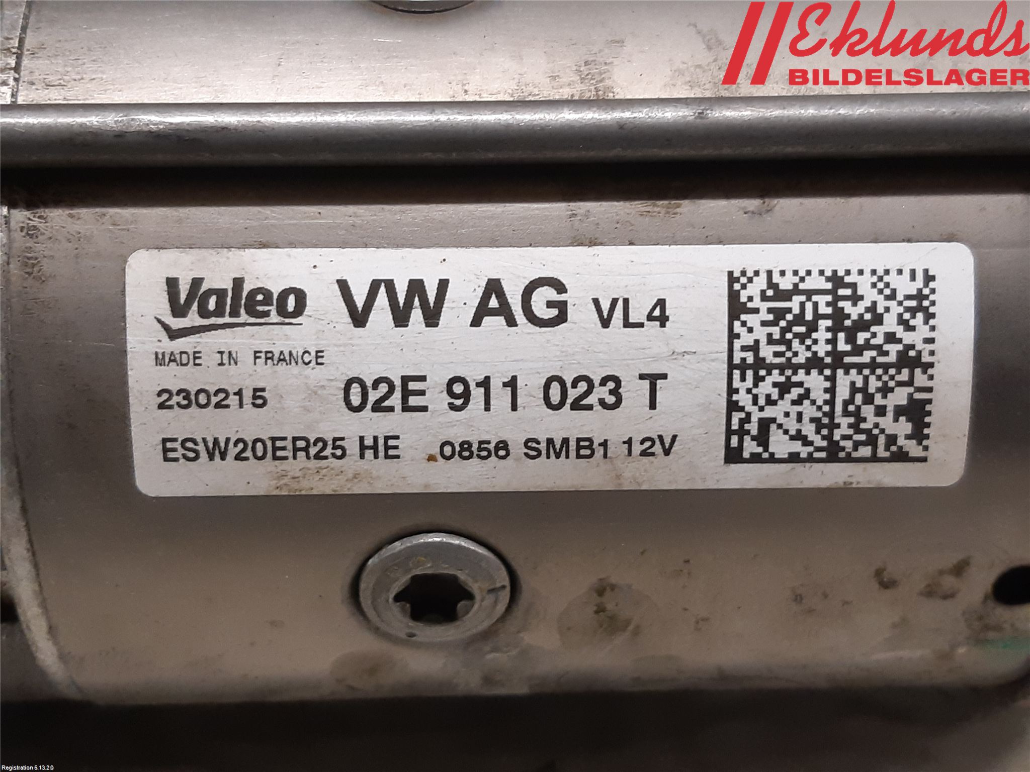 Volkswagen VW GOLF / E-GOLF VII 13-20 Startmotor Diesel