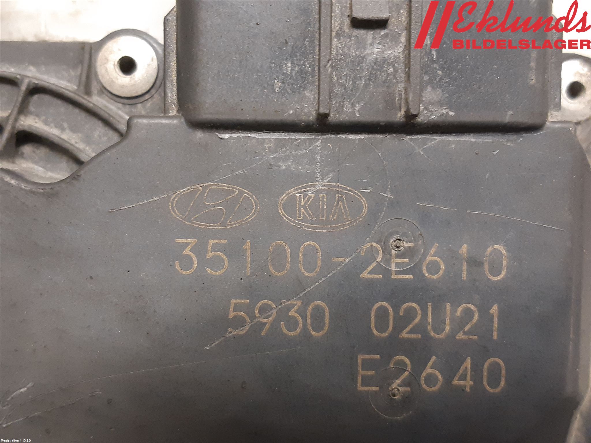 Kia OPTIMA 16-20 Injspjällhus