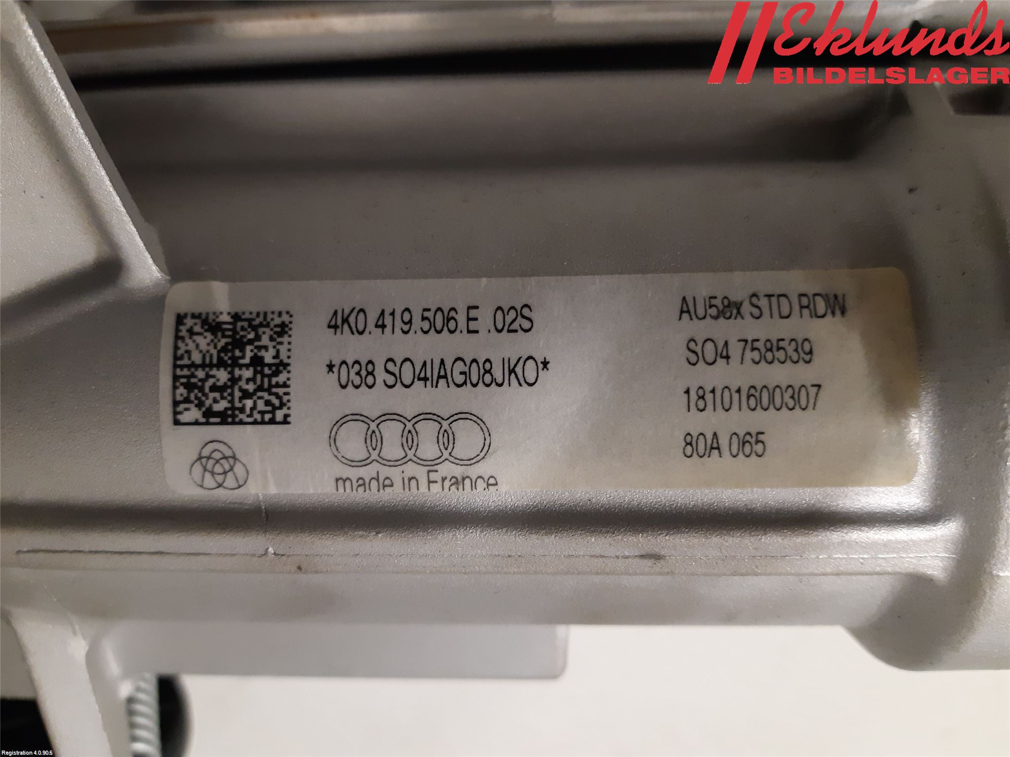 Audi A6 F2/C8 19- Rattaxelagg Justerbart