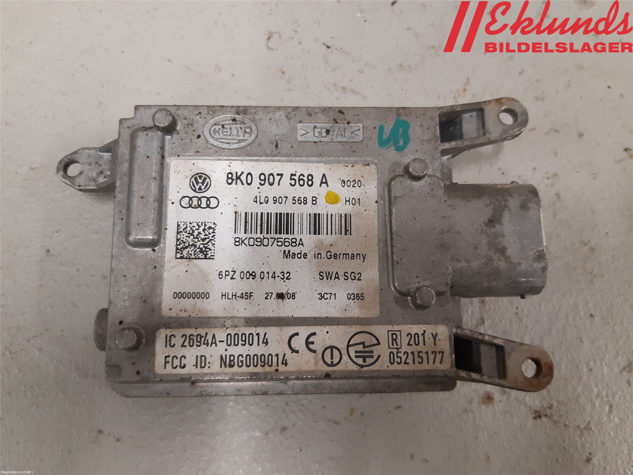 Audi A4/S4 08-11 Styrenhet Övrigt
