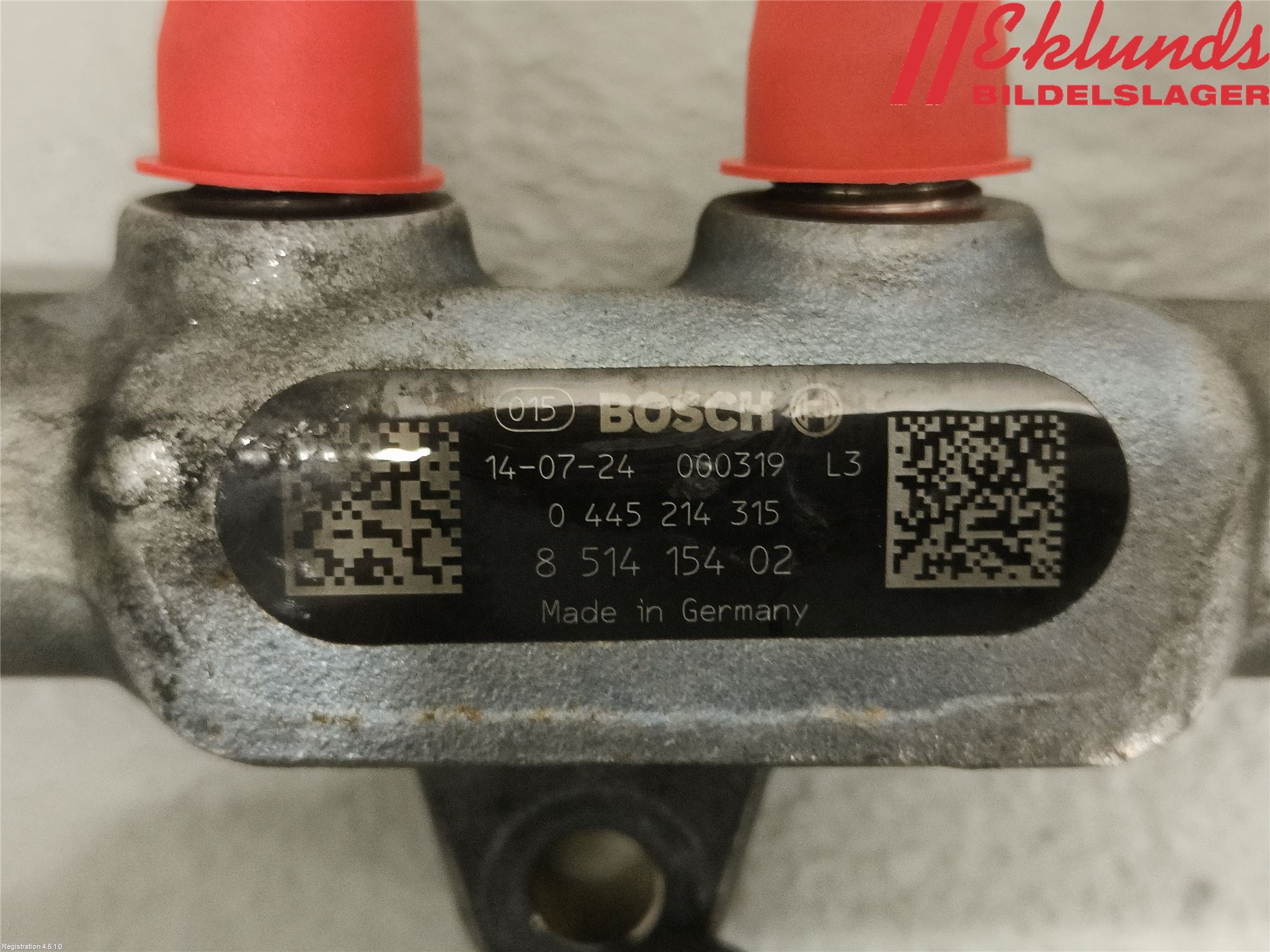 BMW 5 F10/F11/F18 09-17 Injbränslefördelare
