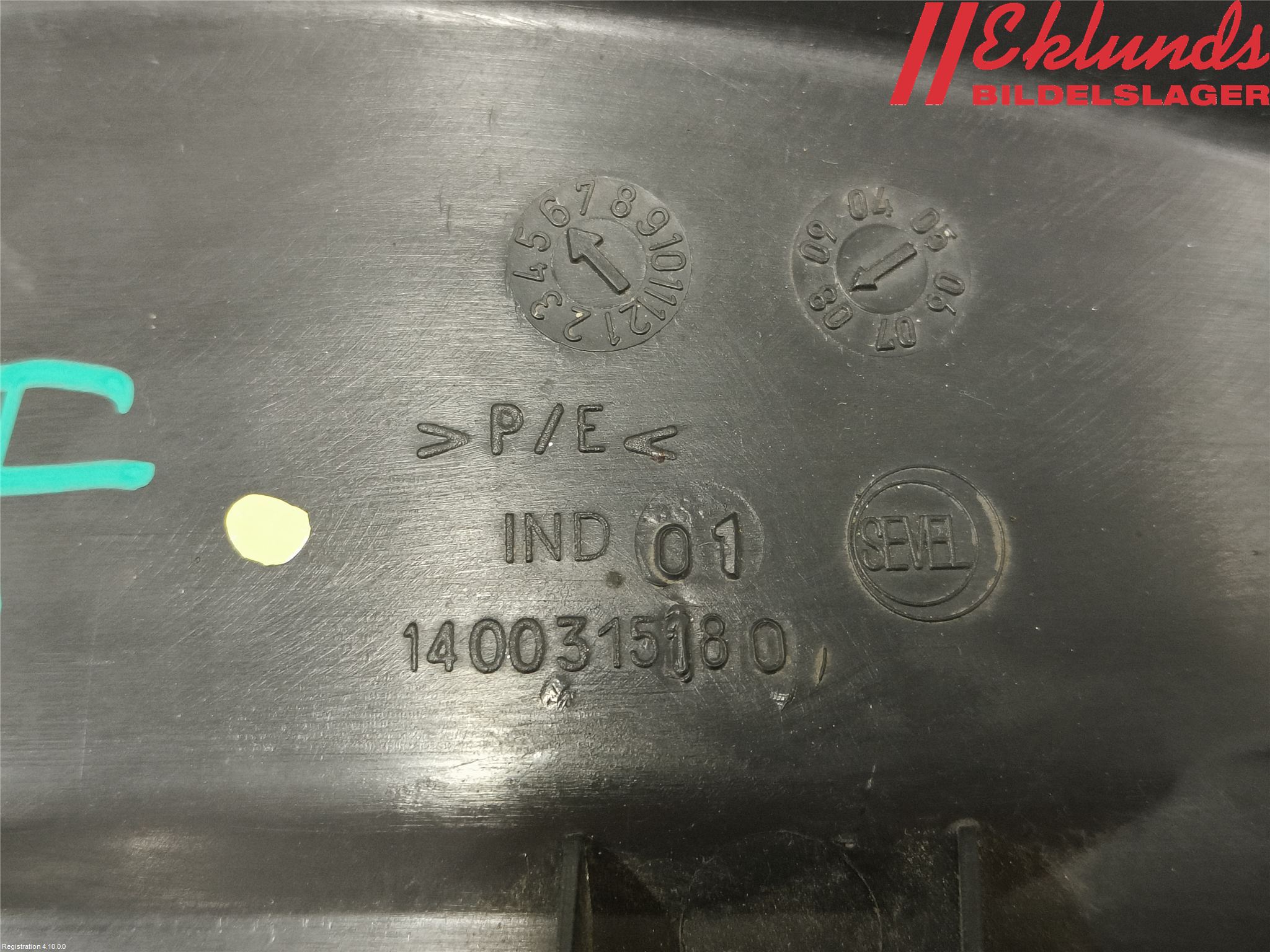 Citroen JUMPY 07-16 Deflektor Plåt-Plast Kylning