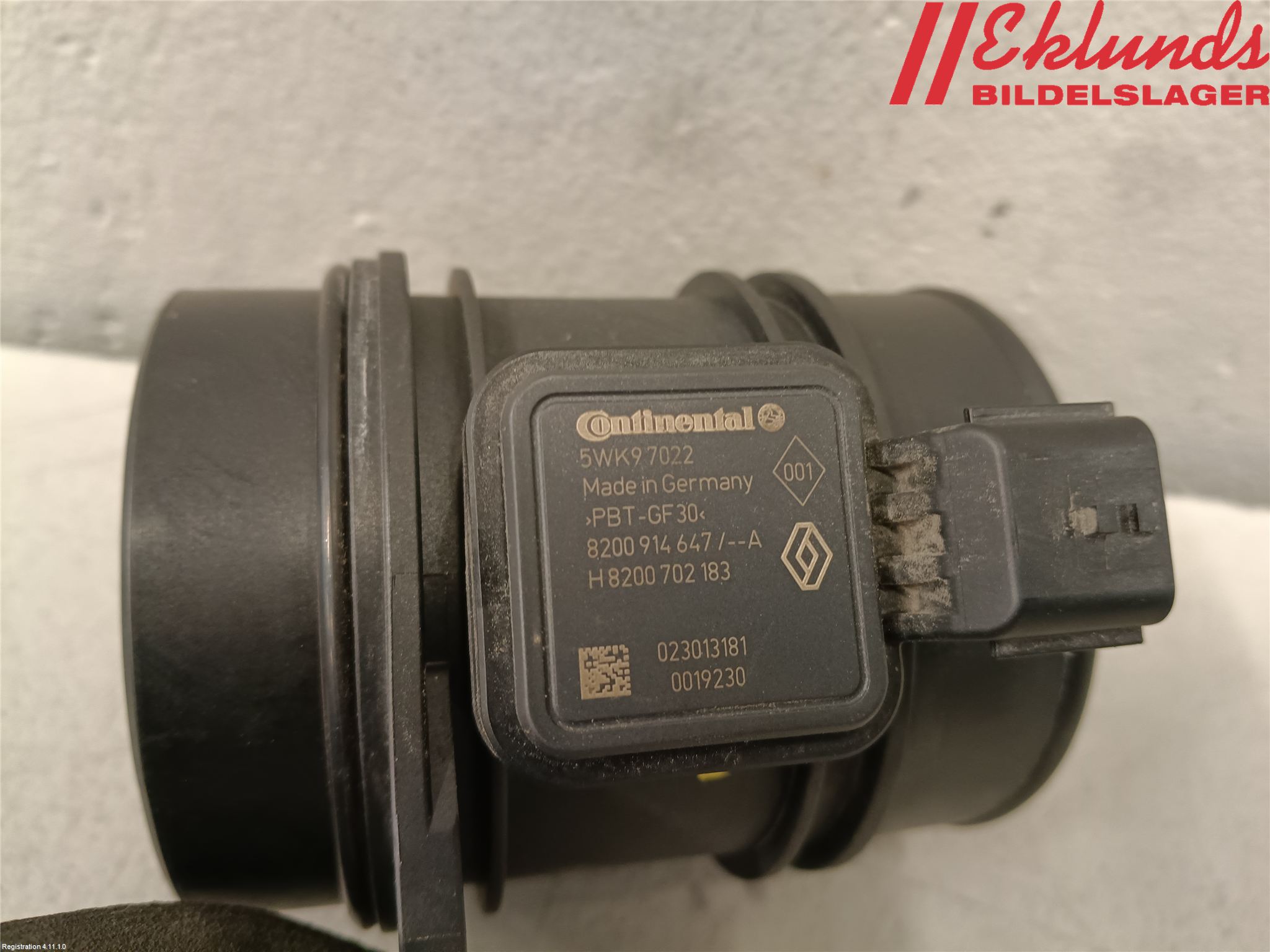 Renault MASTER III  10-14 Injluftmassamätare