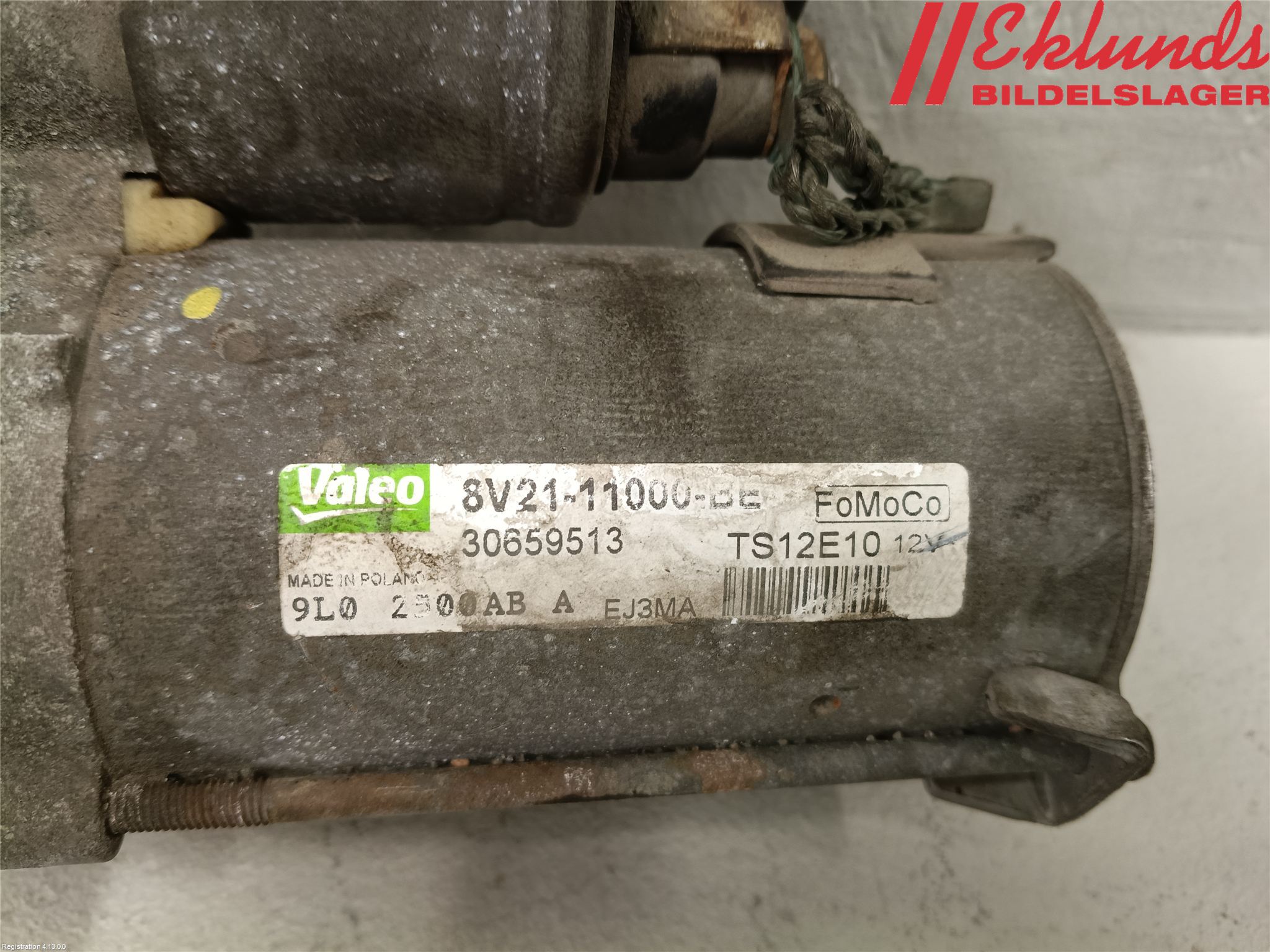 Ford FIESTA 09-12 Startmotor