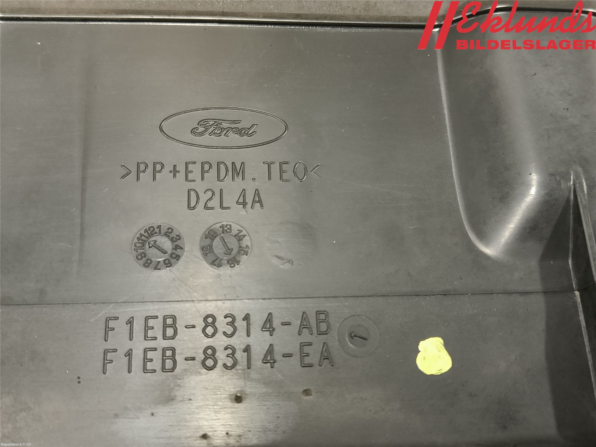 Ford FOCUS 15-18 Deflektor Plåt-Plast Kylning