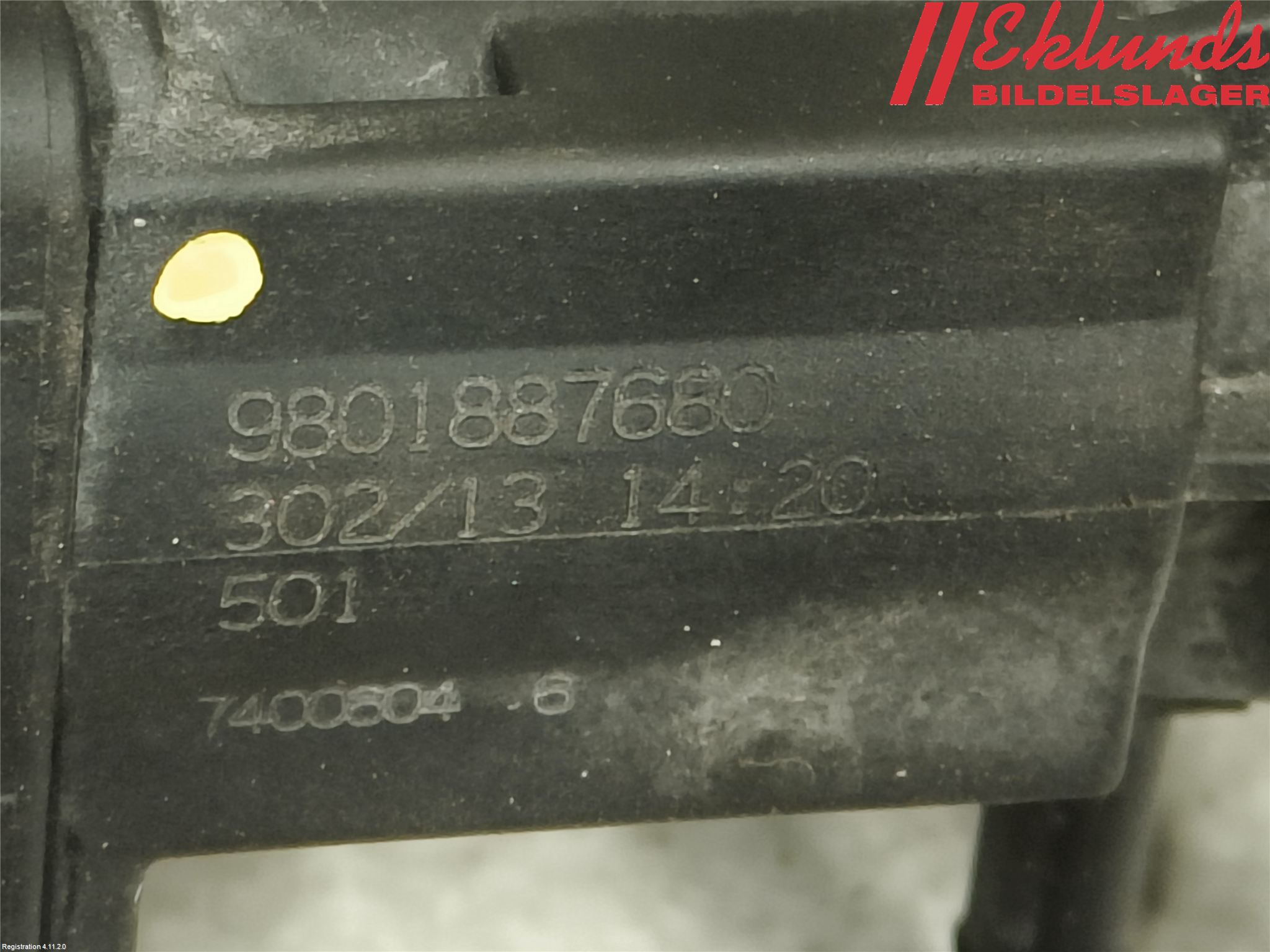 Peugeot 2008 13-20 Vakuumventil