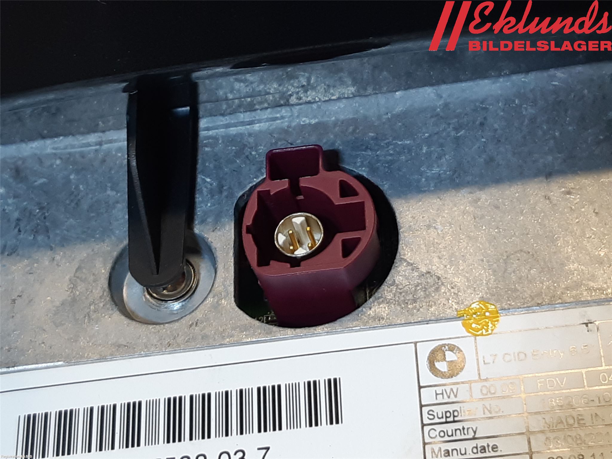 BMW 1 F20/F21 11-19 Bildskärm