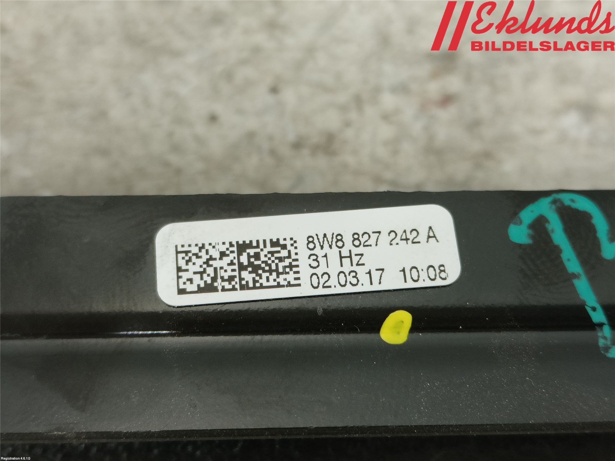 Audi A5 17- Baklucka Nedre