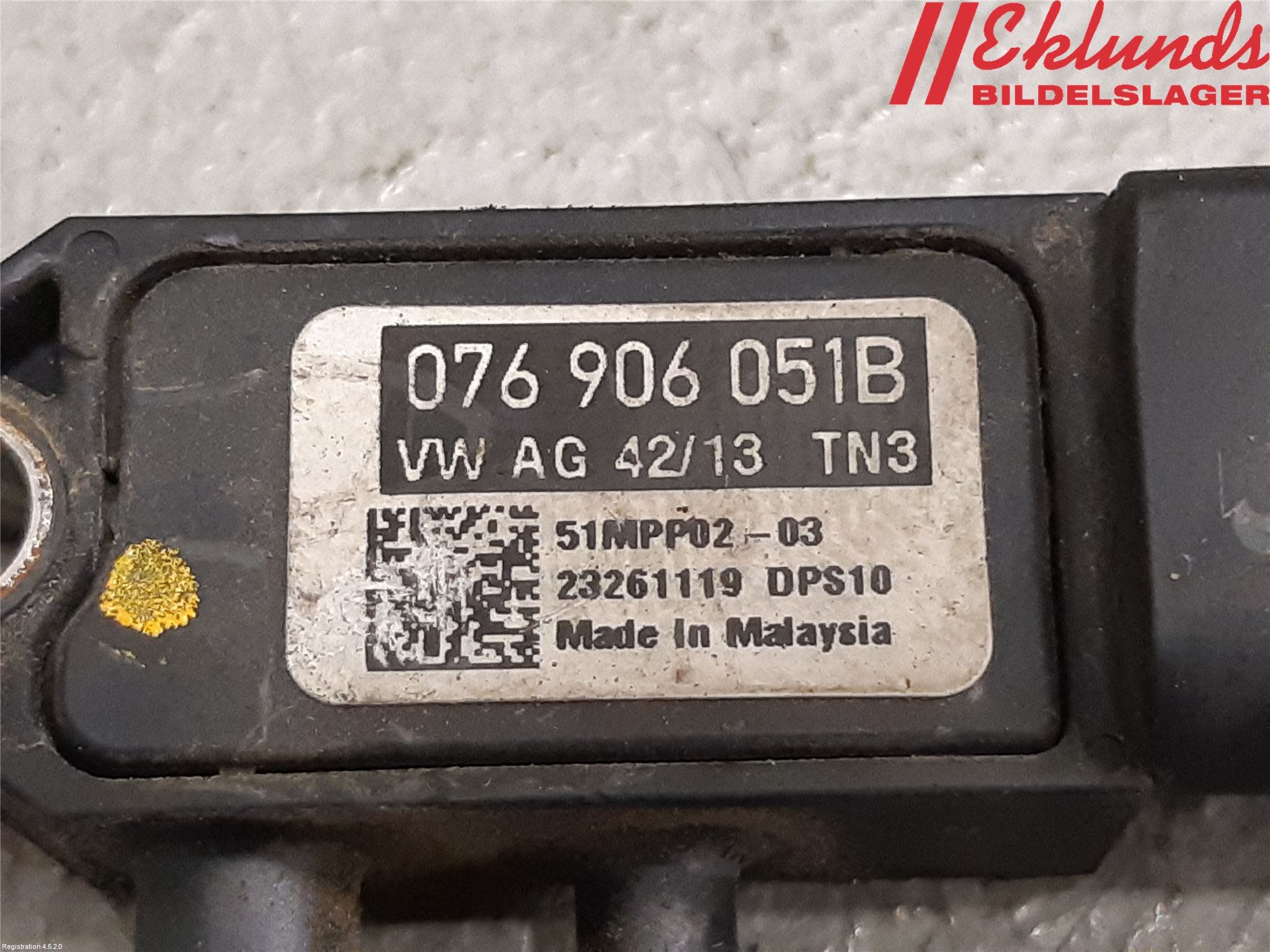 Volkswagen VW TRANSP/CARAVELLE (T5) 04-15 Givare Temp-Tryck Avgas