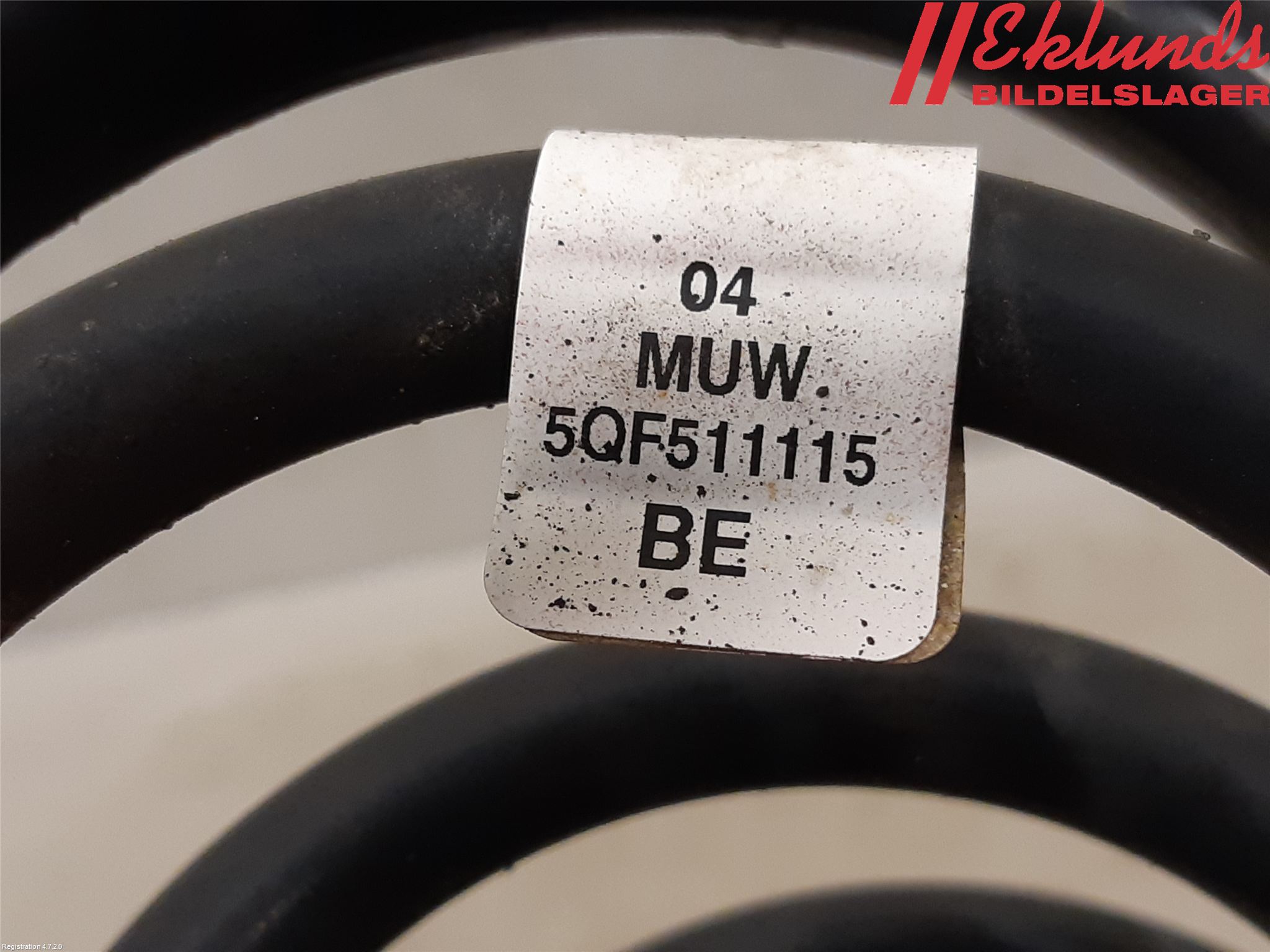 Volkswagen VW TIGUAN 16-24 Fjäder Bak