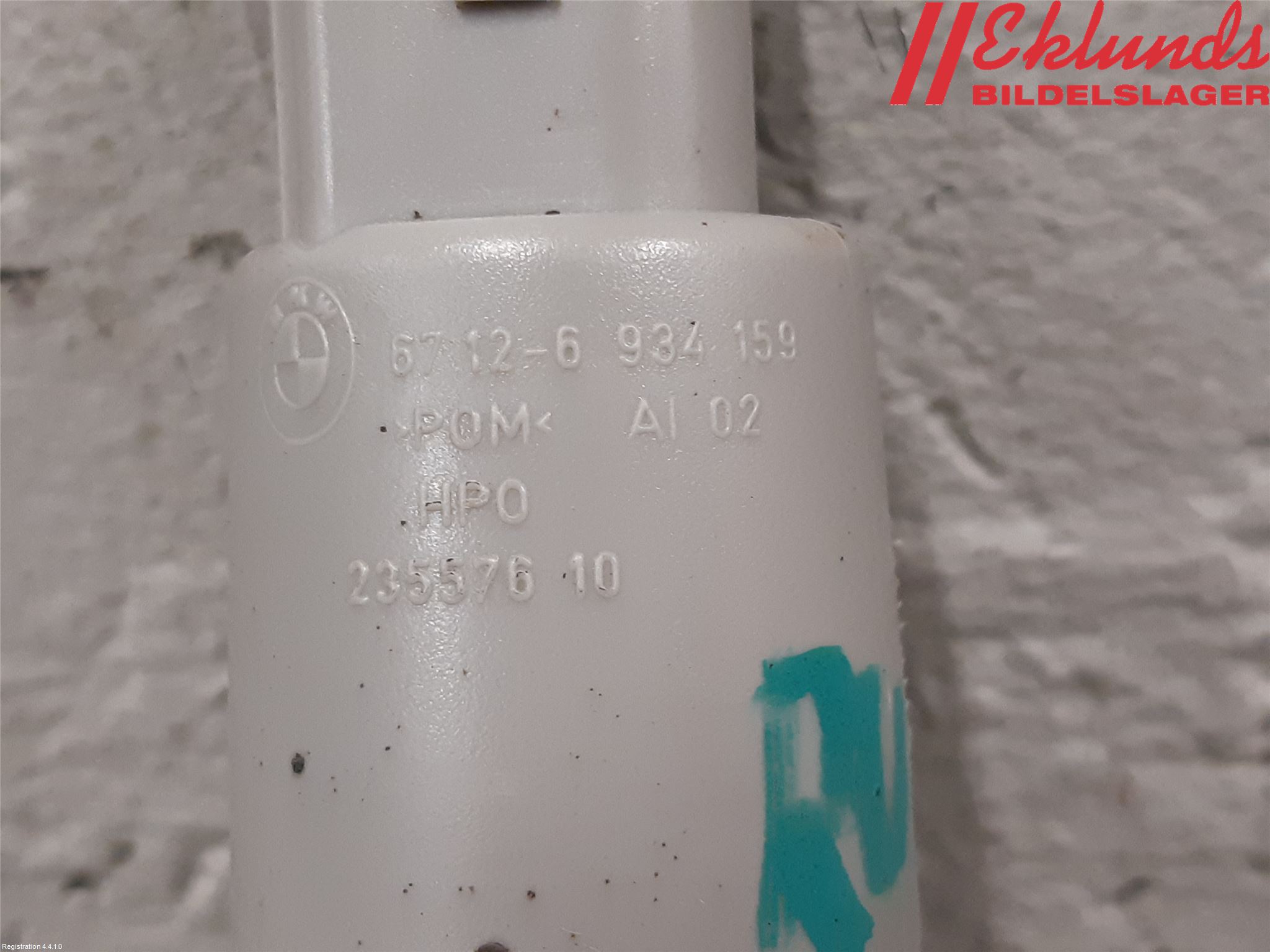 BMW 3 E92/93 Coupé/Cab 05-14 Spolarpump Vindruta