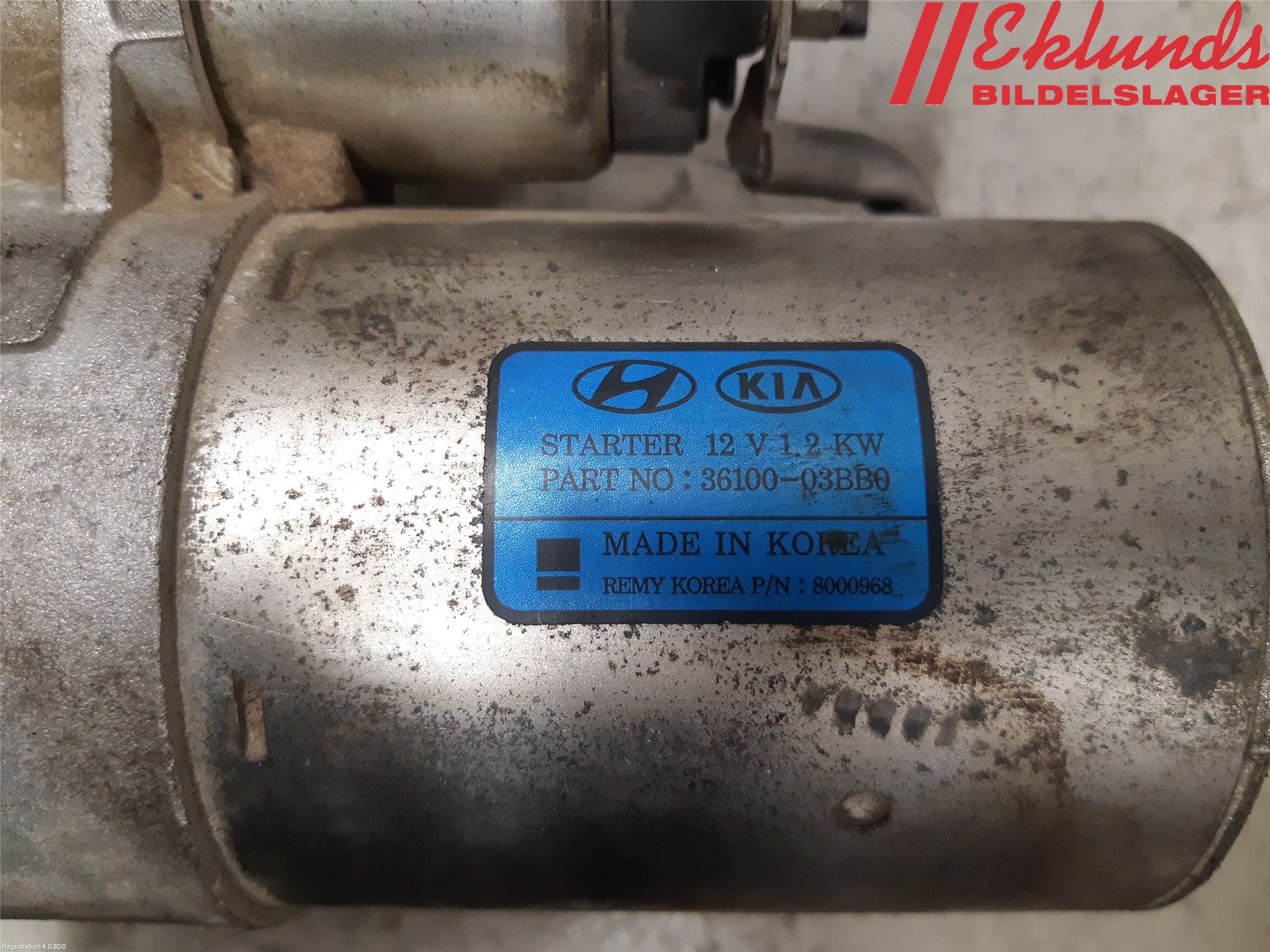 Kia RIO 17- Startmotor