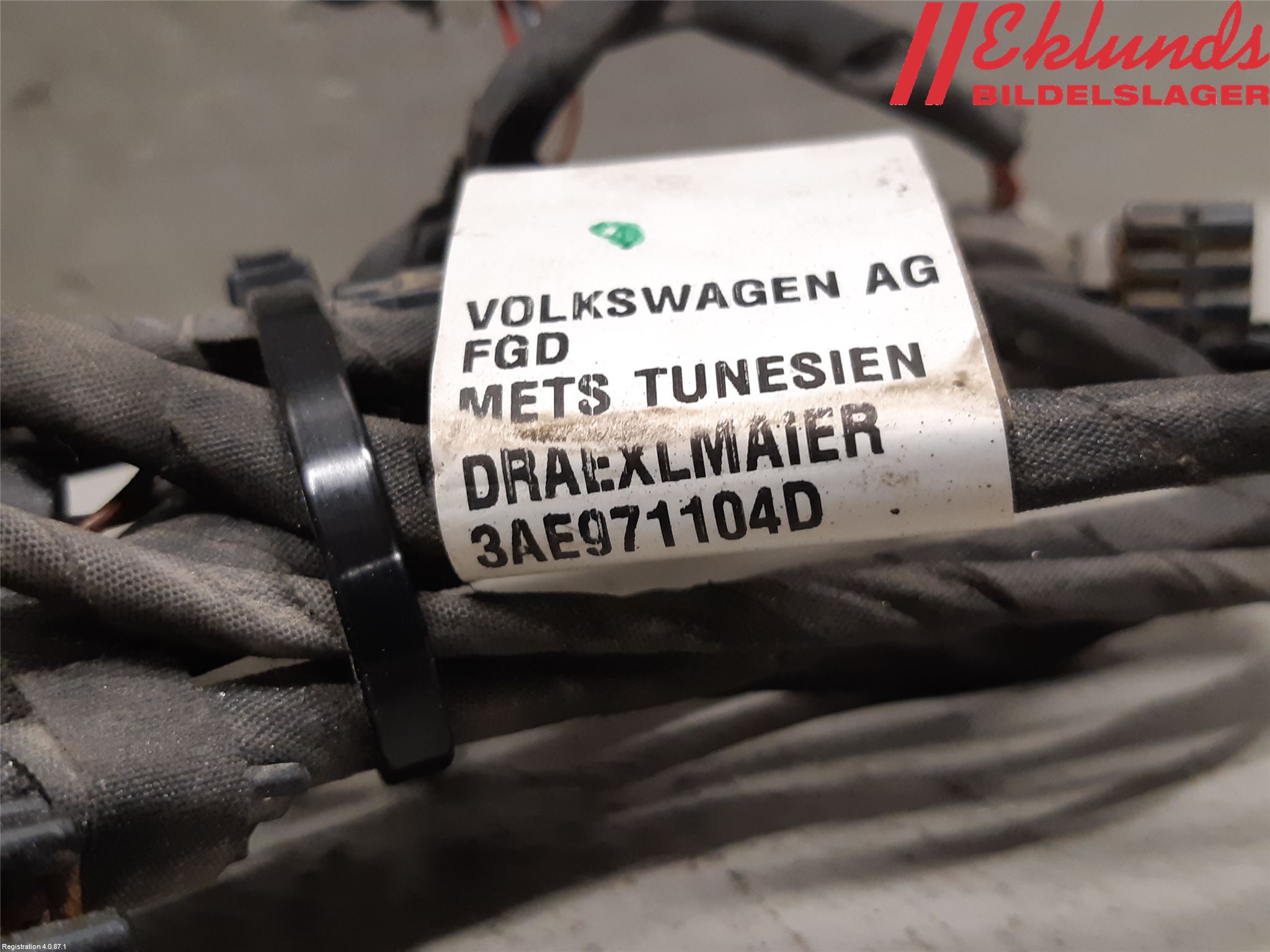 Volkswagen VW PASSAT 11-14 Kabelhärva