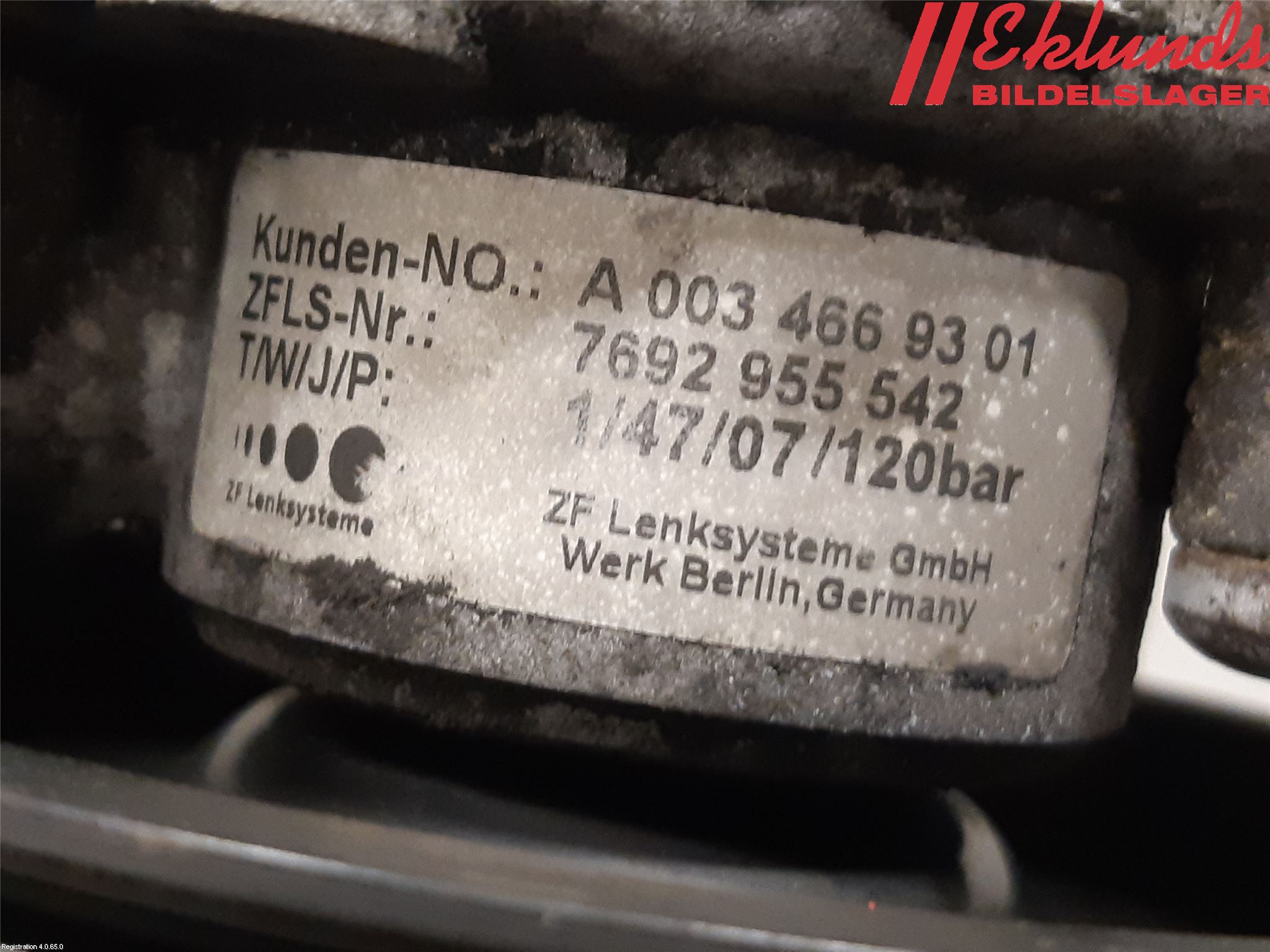 Mercedes-Benz MB VITO/VIANO (W639) 04-14 Styrservopump