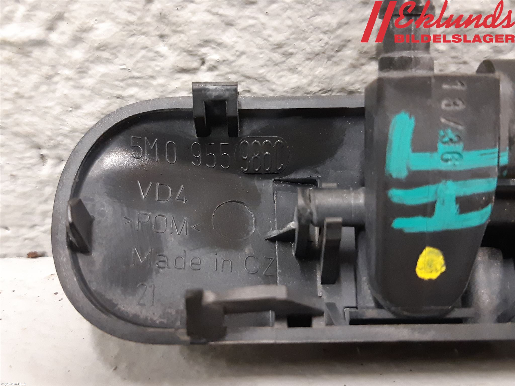 Volkswagen VW GOLF / E-GOLF VII 13-20 Spolarmunstycke Rutor