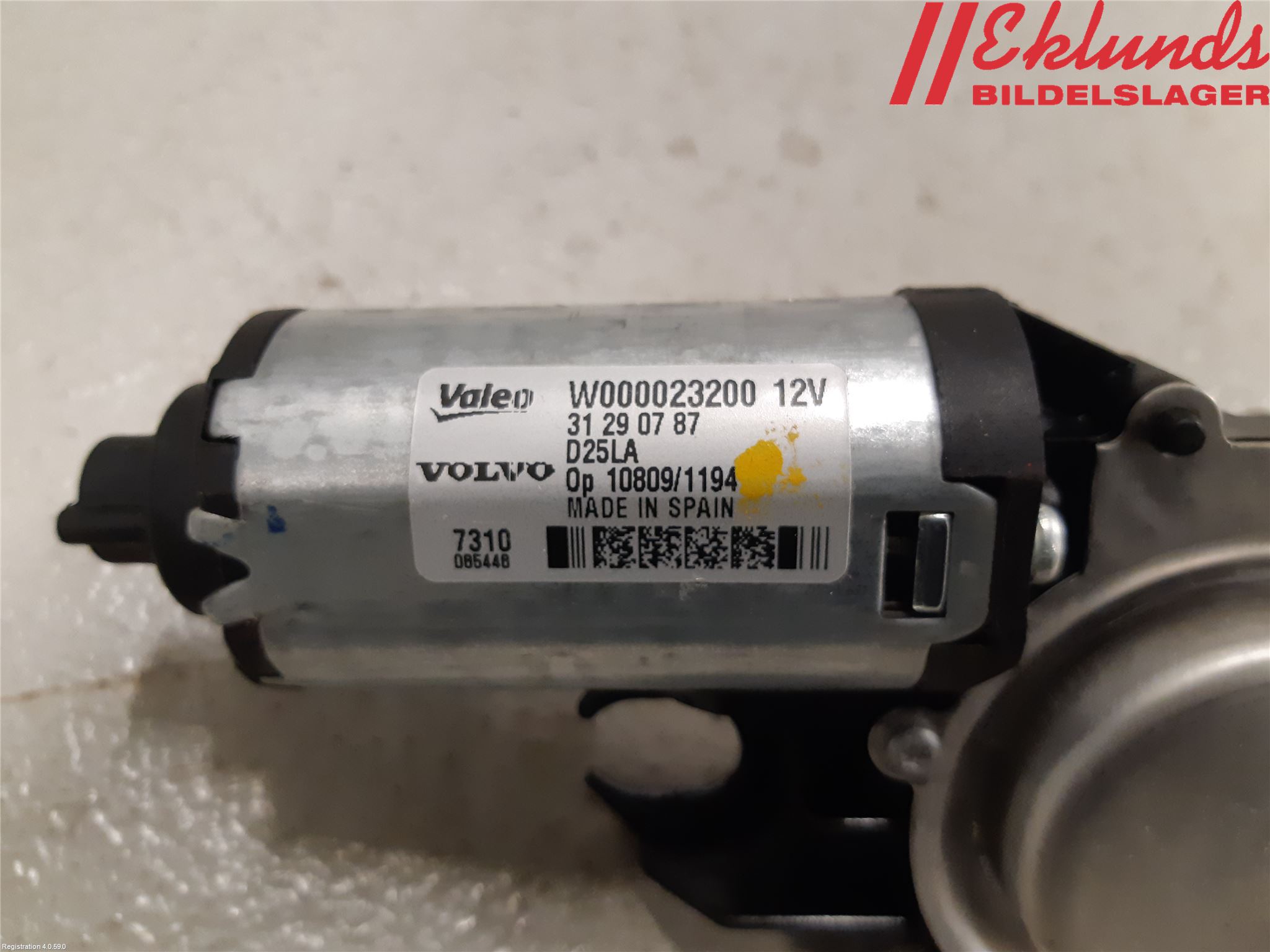 Volvo XC70 08-13 Torkarmotor Baklucka