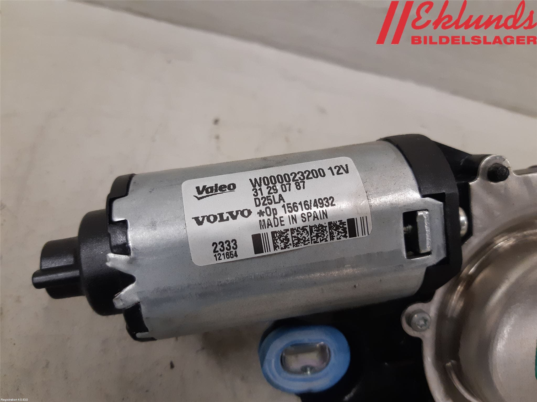 Volvo V70 14-16 Torkarmotor Baklucka