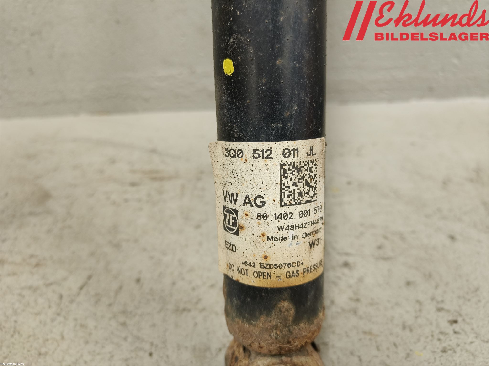 Volkswagen VW PASSAT 15-19 Stötdämpare Bak