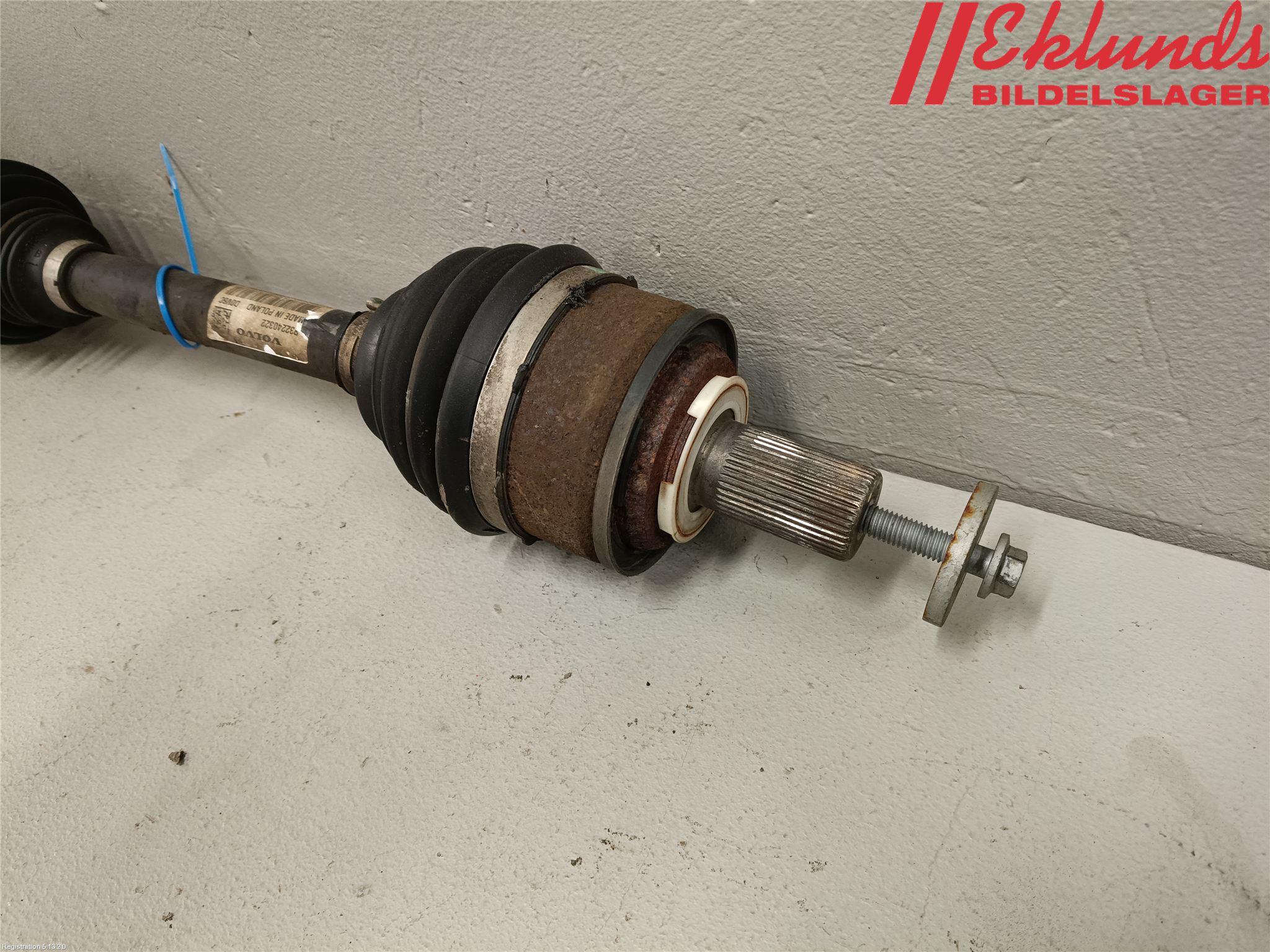 Volvo V90 17->> Drivaxel Fram Höger