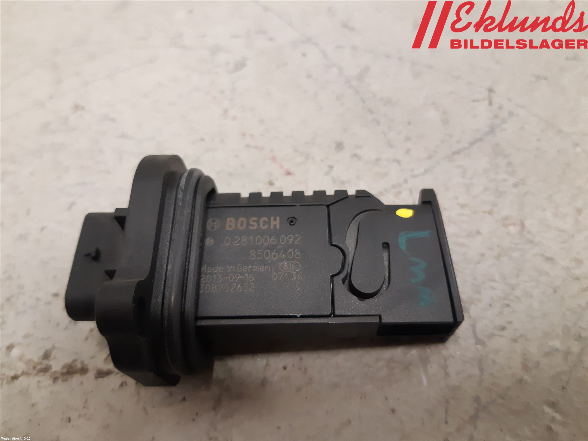 BMW 3 F30/F31/F80 12-19 Injluftmassamätare